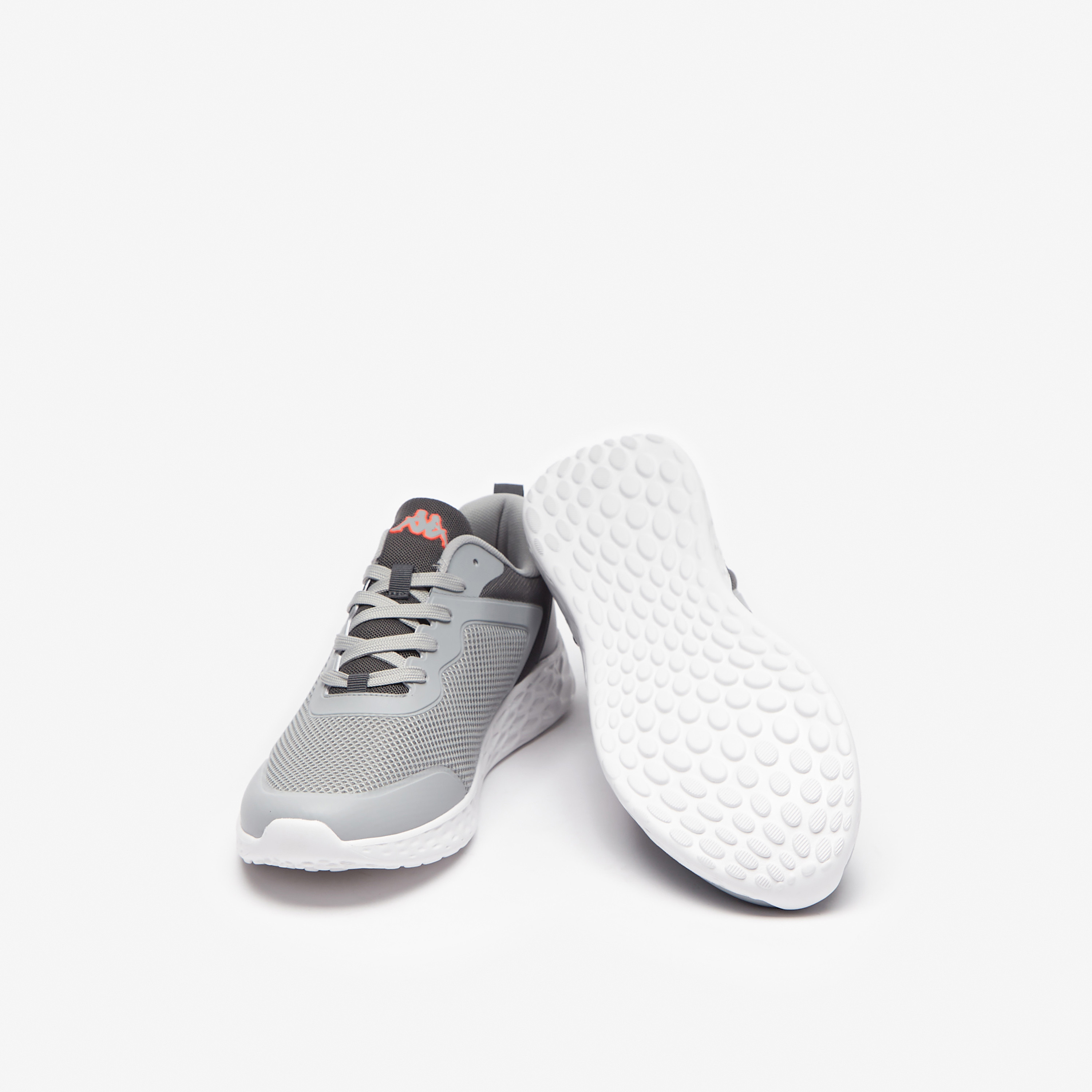 Kappa Men's Textured Lace-Up Sports Shoes with Cushioning-sports-men-shoes-image-6