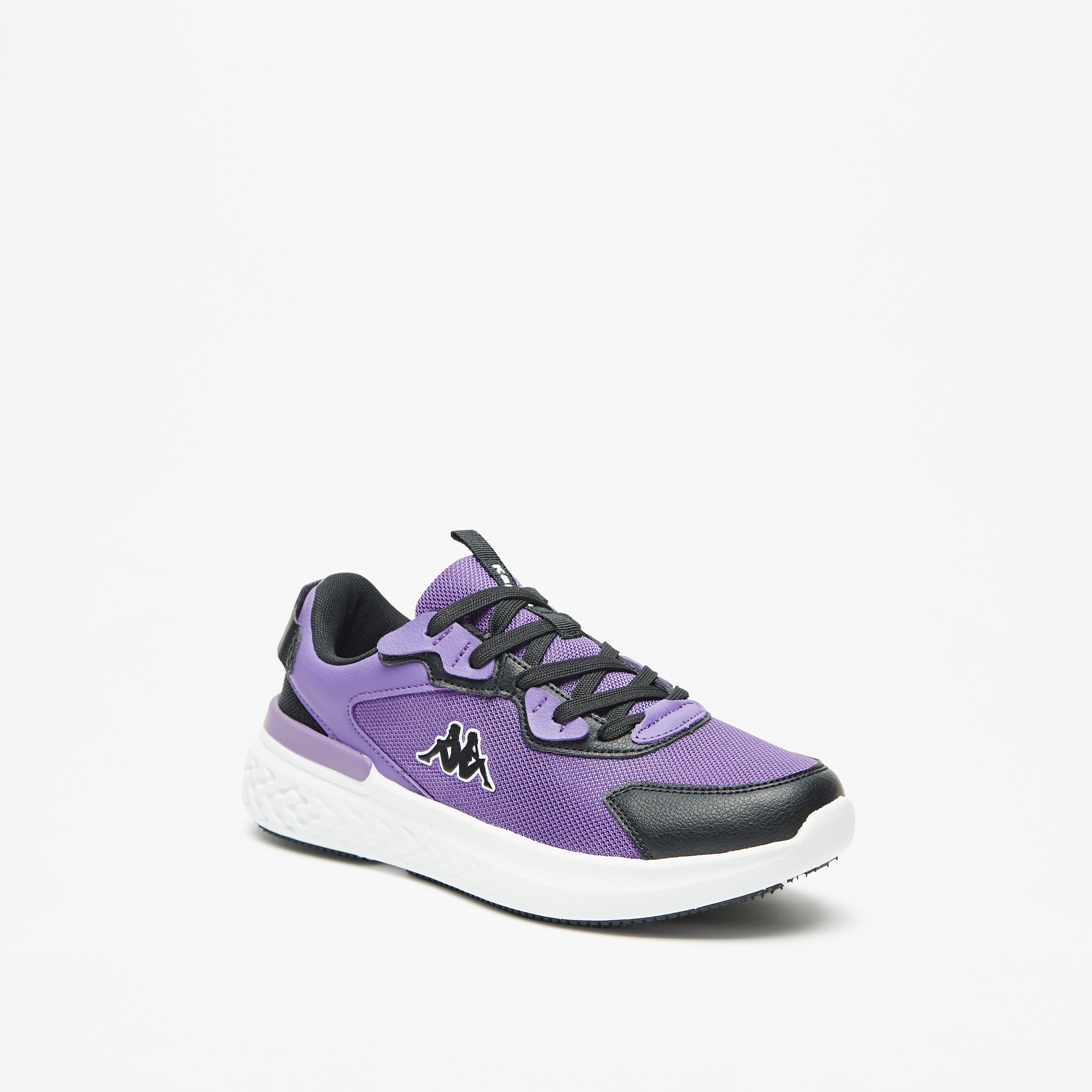 Kappa Women's Textured Lace-Up Walking Shoes-sports-women-shoes-image-1
