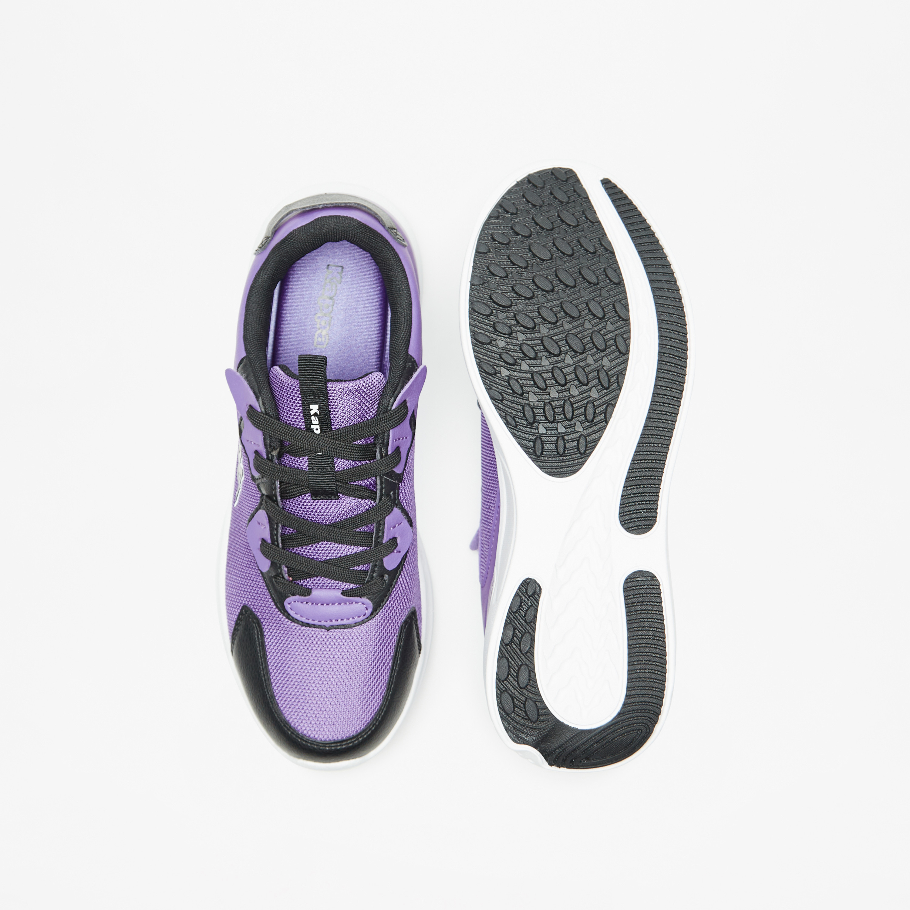 Kappa Women's Textured Lace-Up Walking Shoes-sports-women-shoes-image-4
