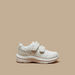 KangaROOS Textured Sneakers with Hook and Loop Closure-Boy%27s School Shoes-thumbnailMobile-1