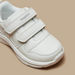 KangaROOS Textured Sneakers with Hook and Loop Closure-Boy%27s School Shoes-thumbnail-3