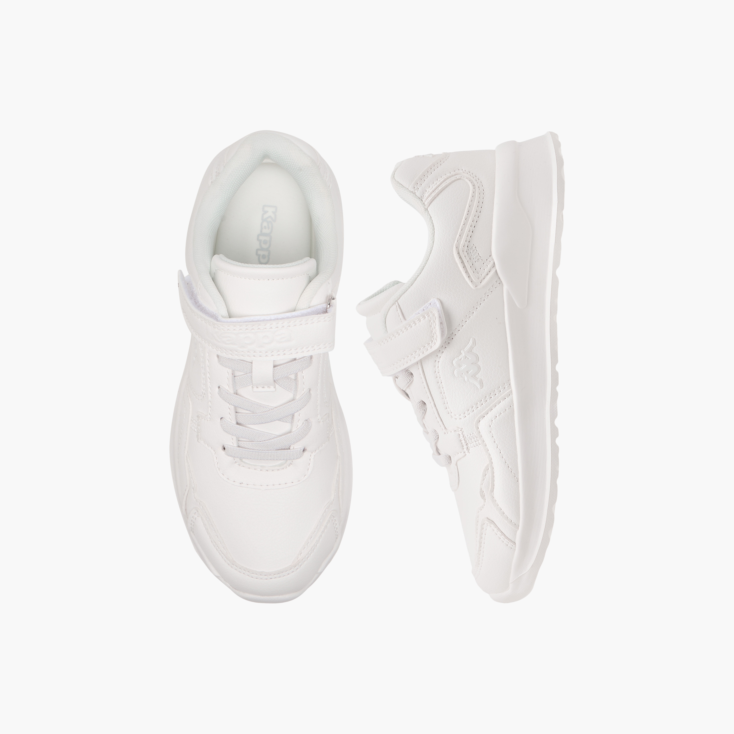 Kappa Kids' Logo Detail School Shoes with Hook and Loop Closure-boys-shoes-schoolshoes-image-1