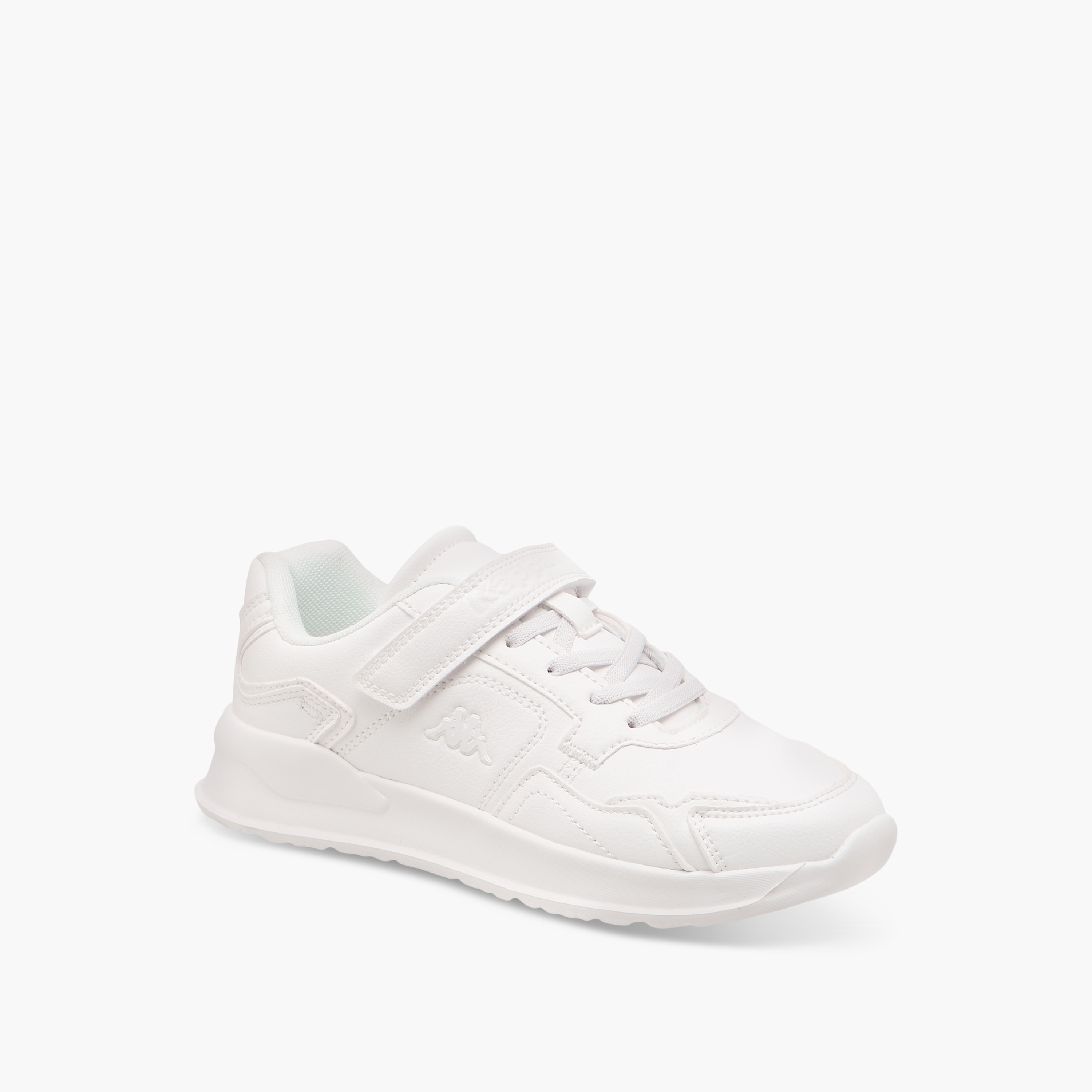 Kappa Kids' Logo Detail School Shoes with Hook and Loop Closure-boys-shoes-schoolshoes-image-2