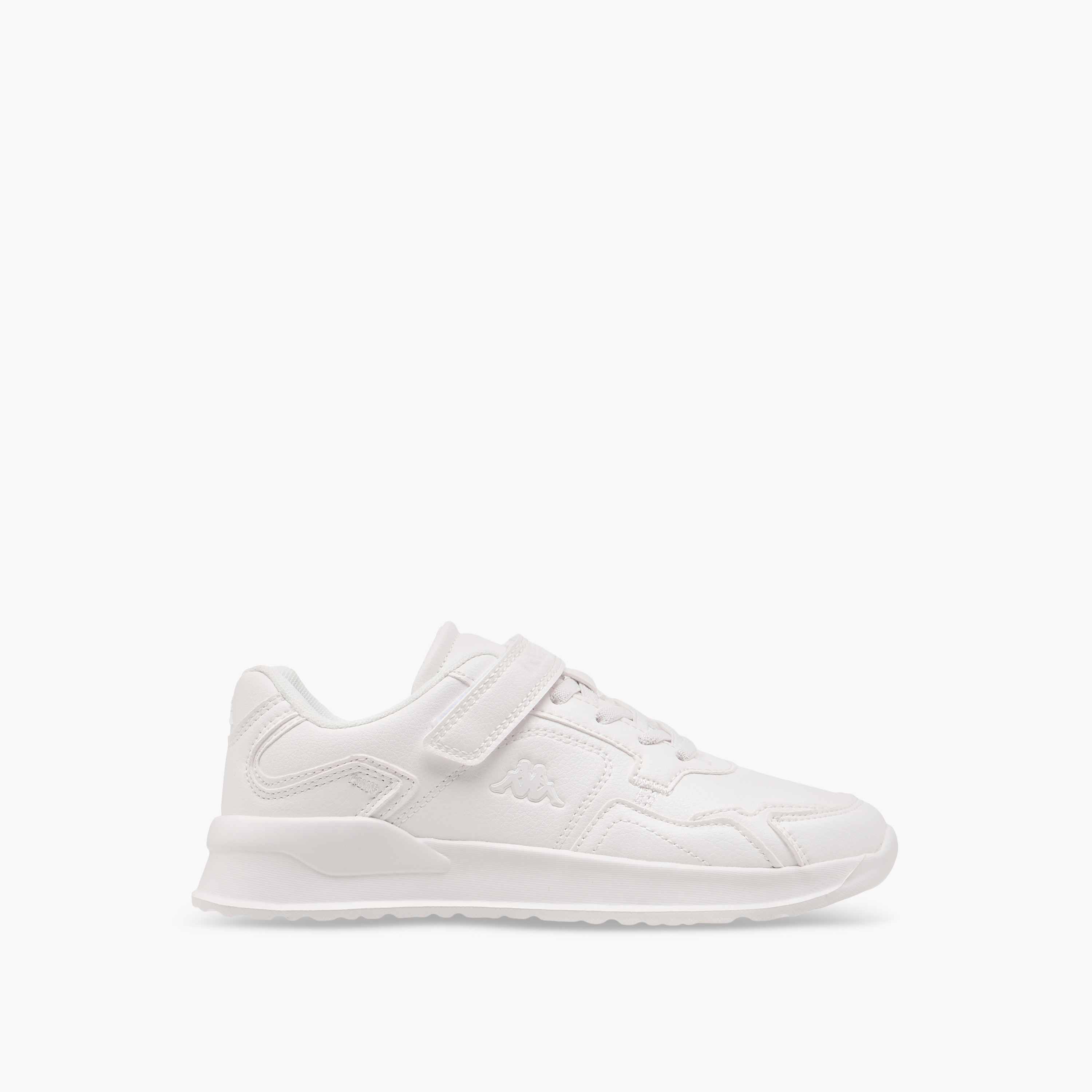 Kappa Kids' Logo Detail School Shoes with Hook and Loop Closure-boys-shoes-schoolshoes-image-3