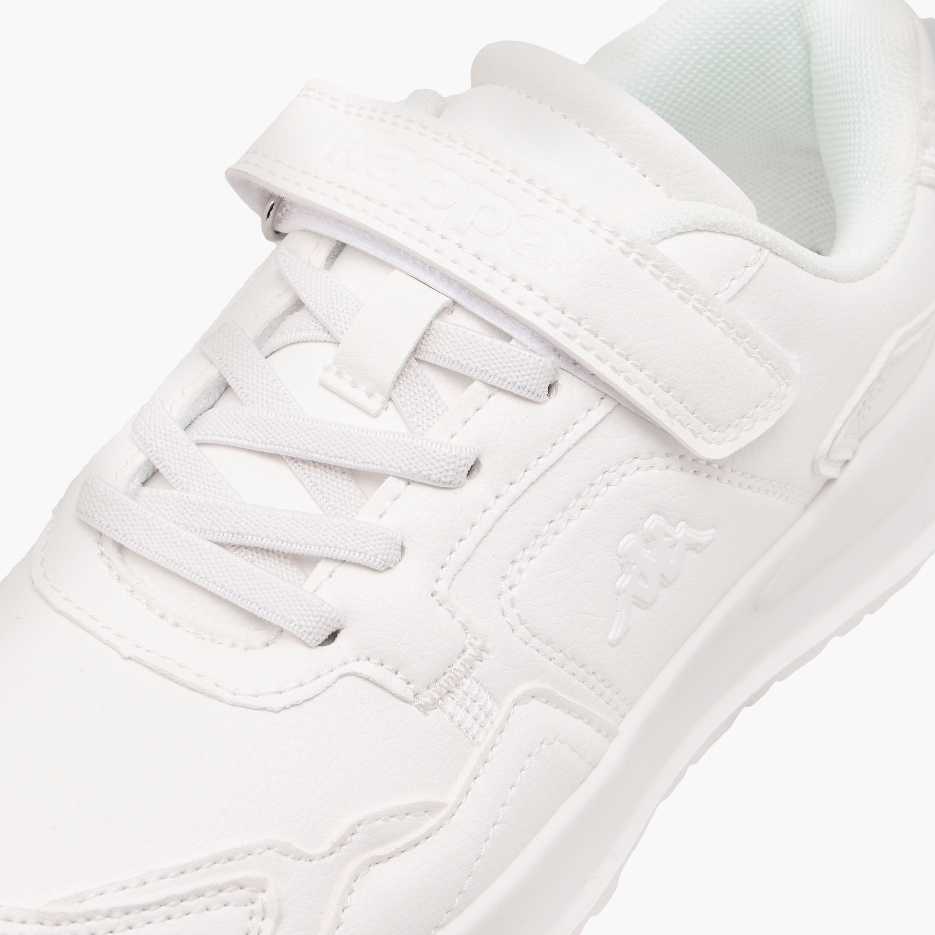 Kappa Kids' Logo Detail School Shoes with Hook and Loop Closure-boys-shoes-schoolshoes-image-4