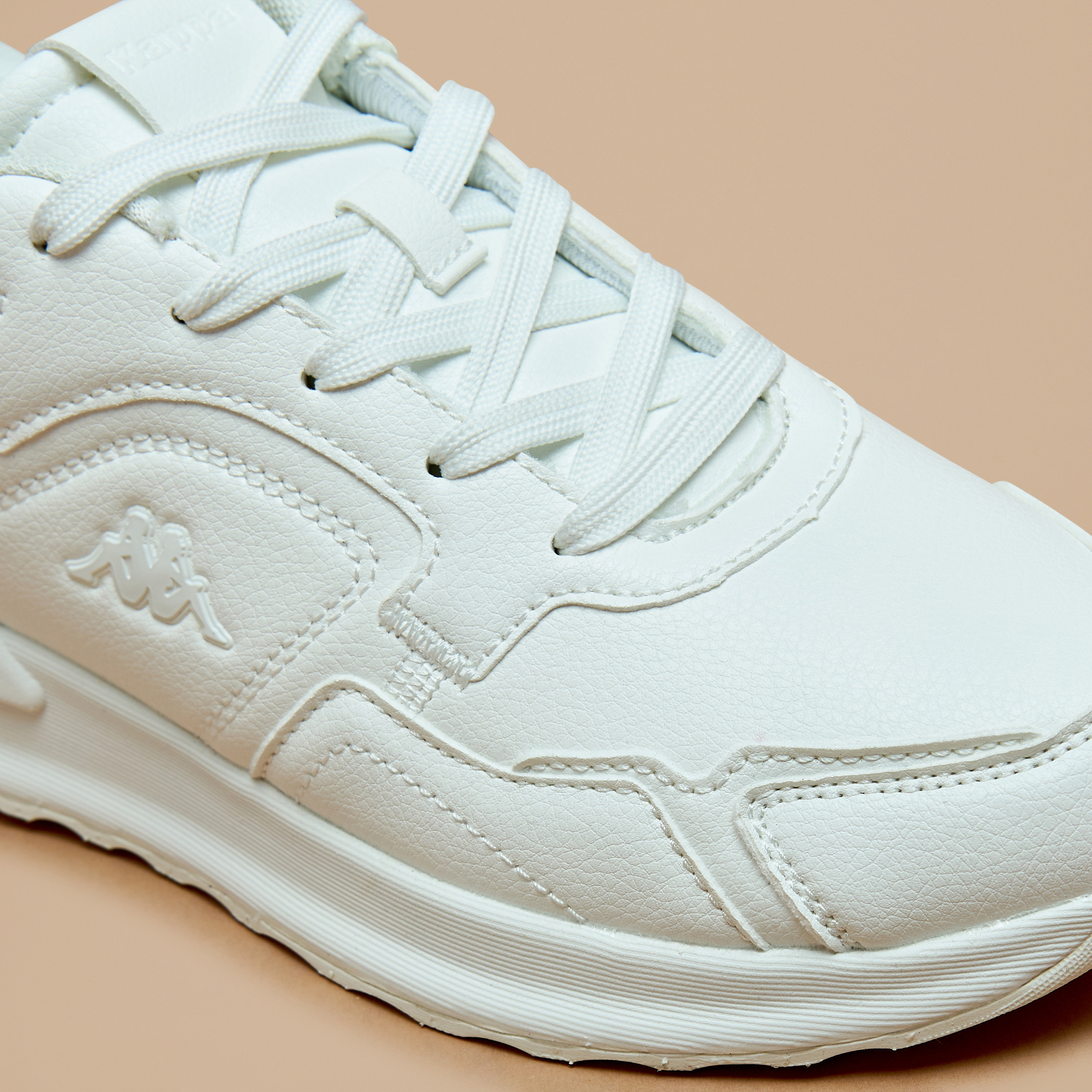 Kappa Women's Monotone Walking Shoes with Lace-Up Closure-women-shoes-sneakers-image-5