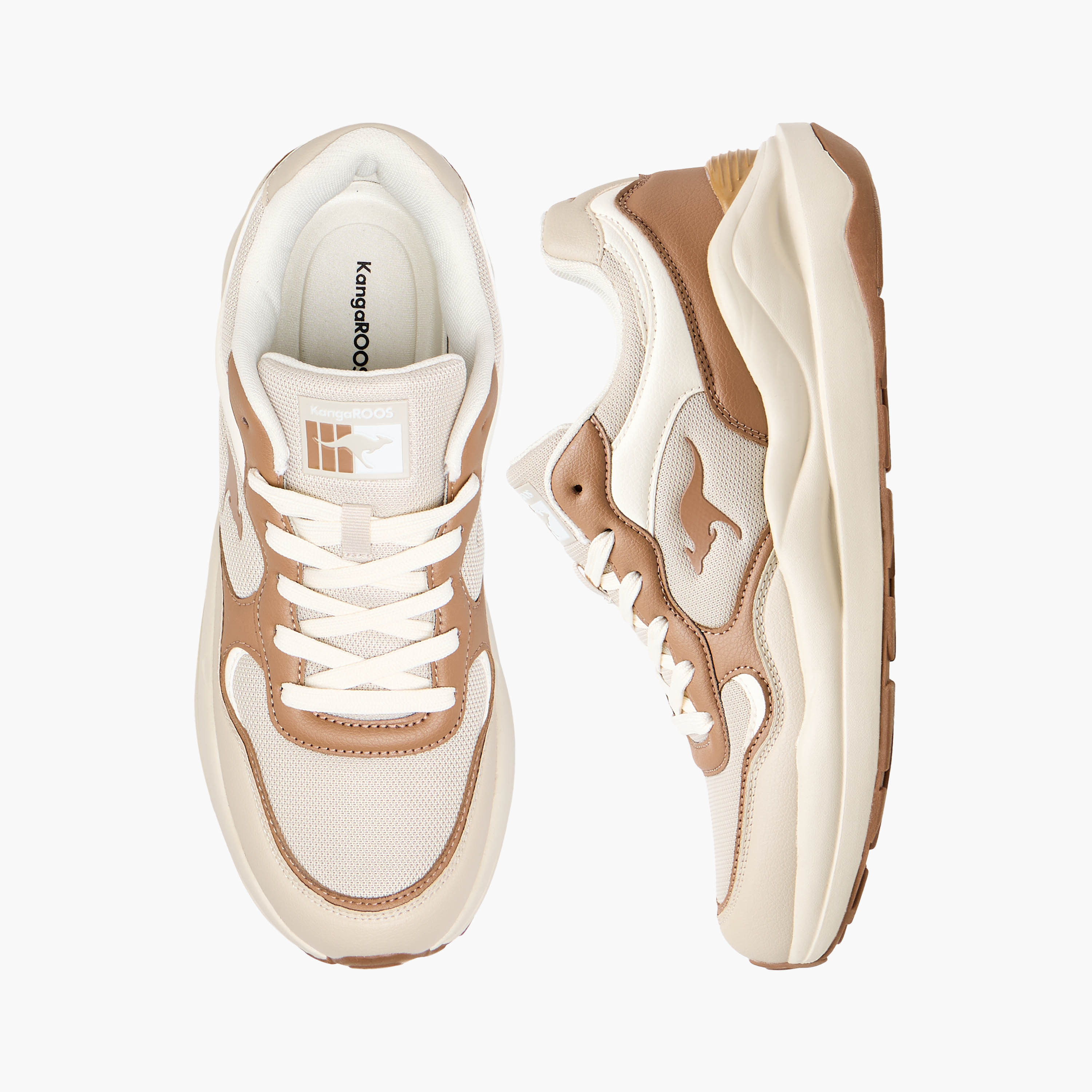 KangaROOS Men's Panelled Sports Shoes with Lace-Up Closure-sports-men-shoes-image-1