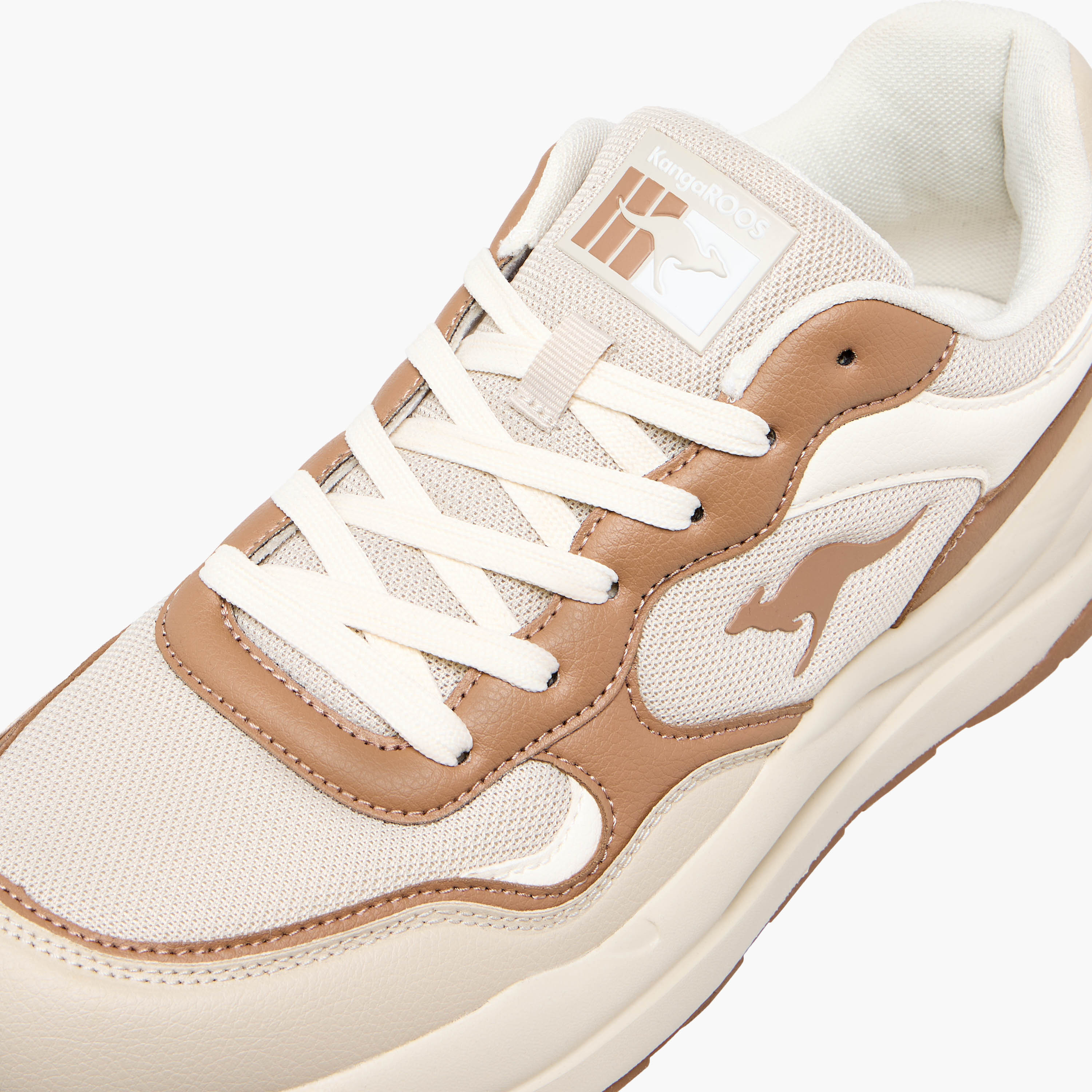KangaROOS Men's Panelled Sports Shoes with Lace-Up Closure-sports-men-shoes-image-4