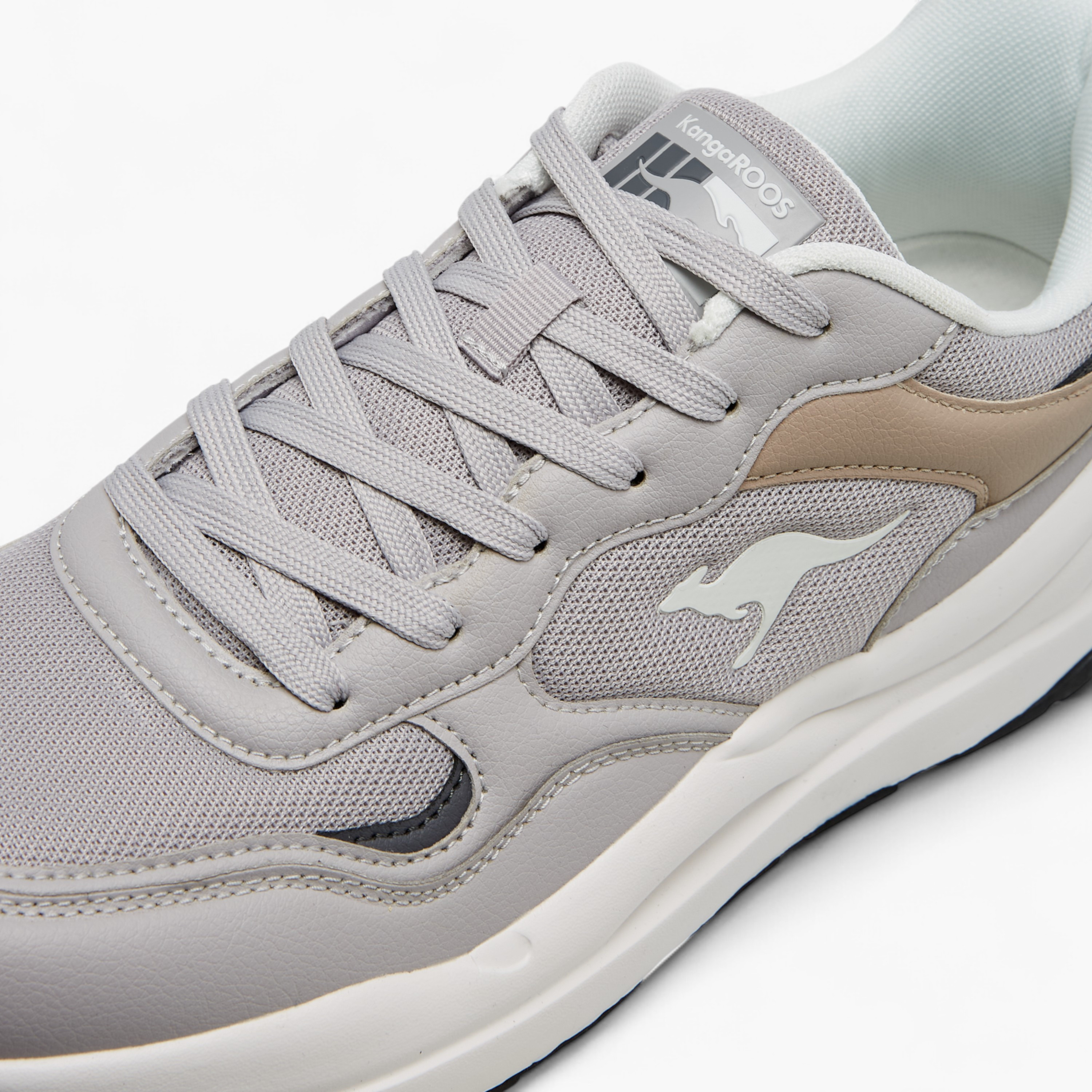 KangaROOS Men's Panelled Sports Shoes with Lace-Up Closure-sports-men-shoes-image-4