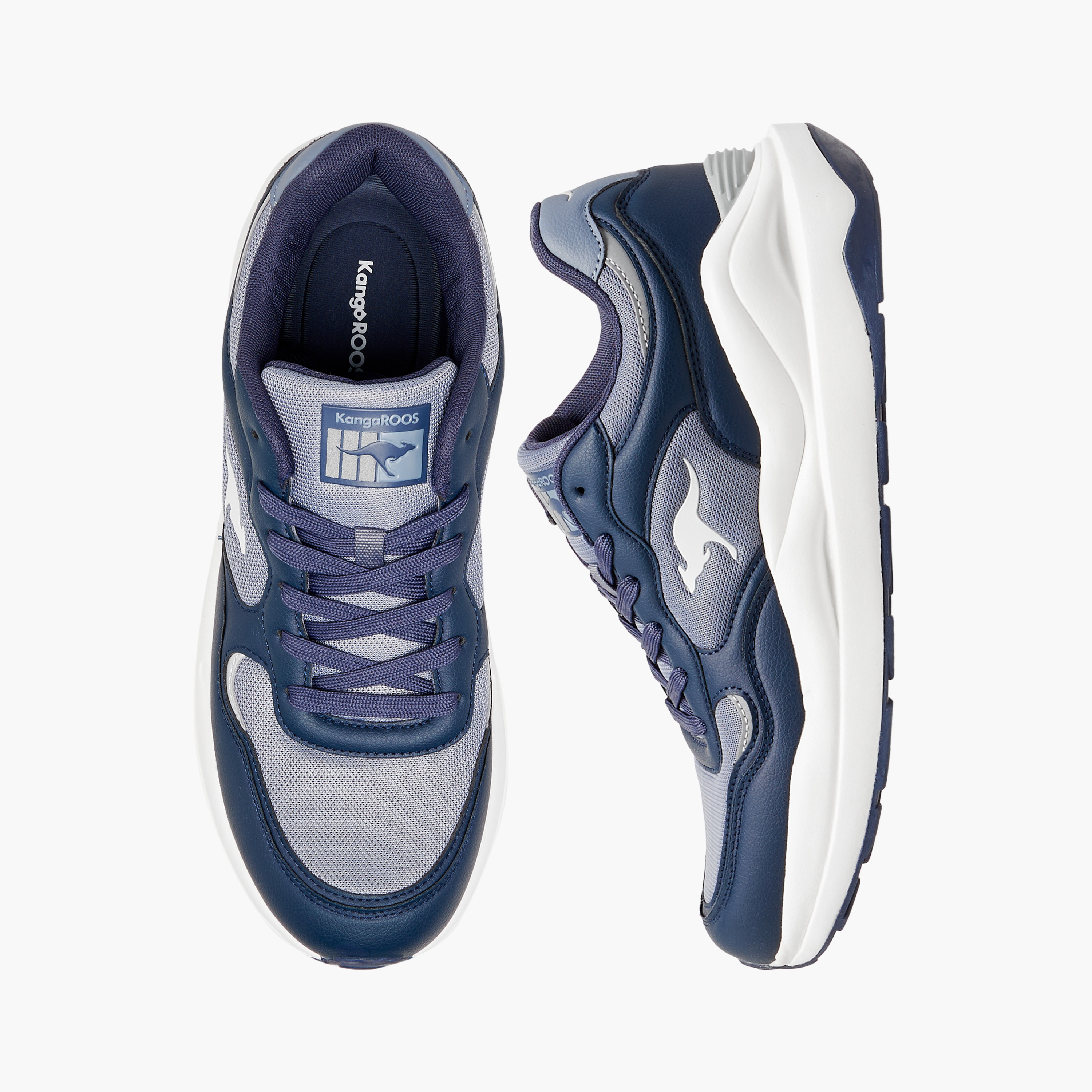 KangaROOS Men's Panelled Sports Shoes with Lace-Up Closure-sports-men-shoes-image-6