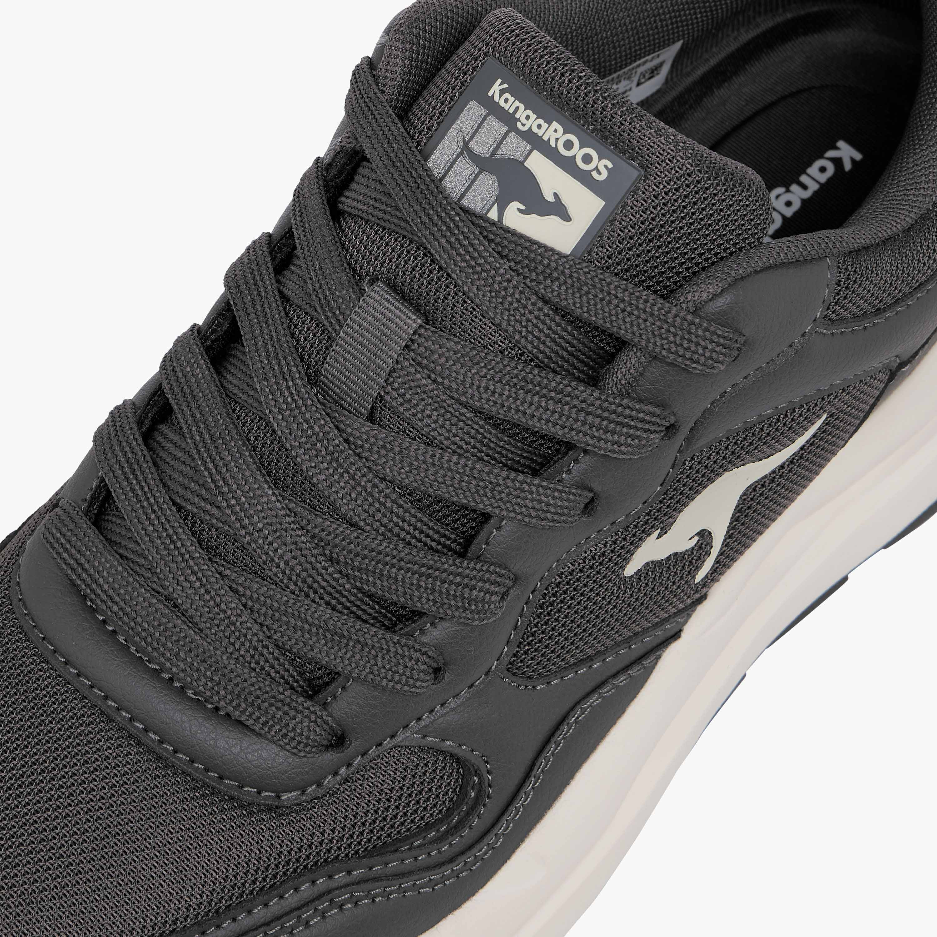 KangaROOS Women's Panelled Sports Shoes with Lace-Up Closure-women-shoes-sports-image-5