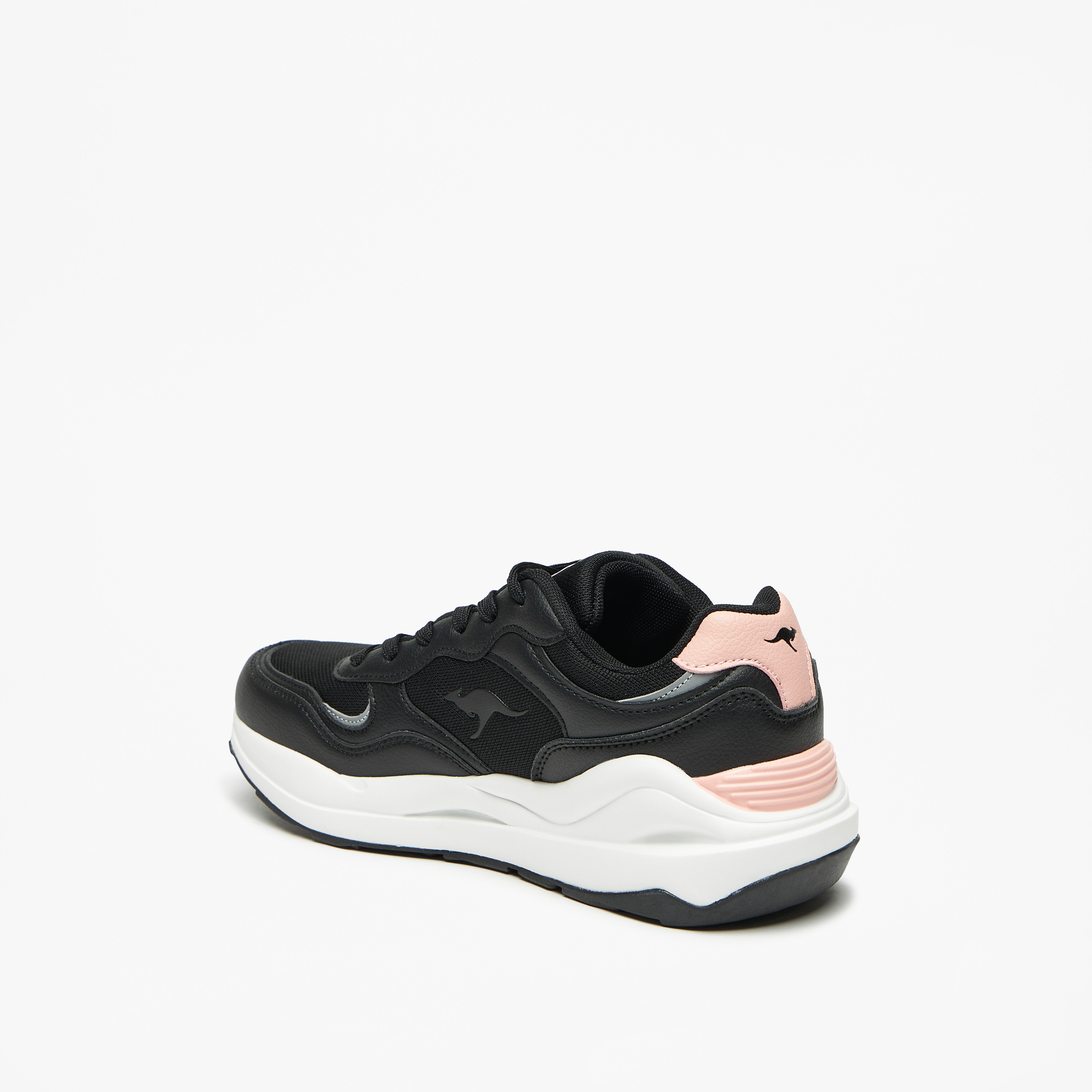 KangaROOS Women's Panelled Lace-Up Sports Shoes-sports-women-shoes-image-3