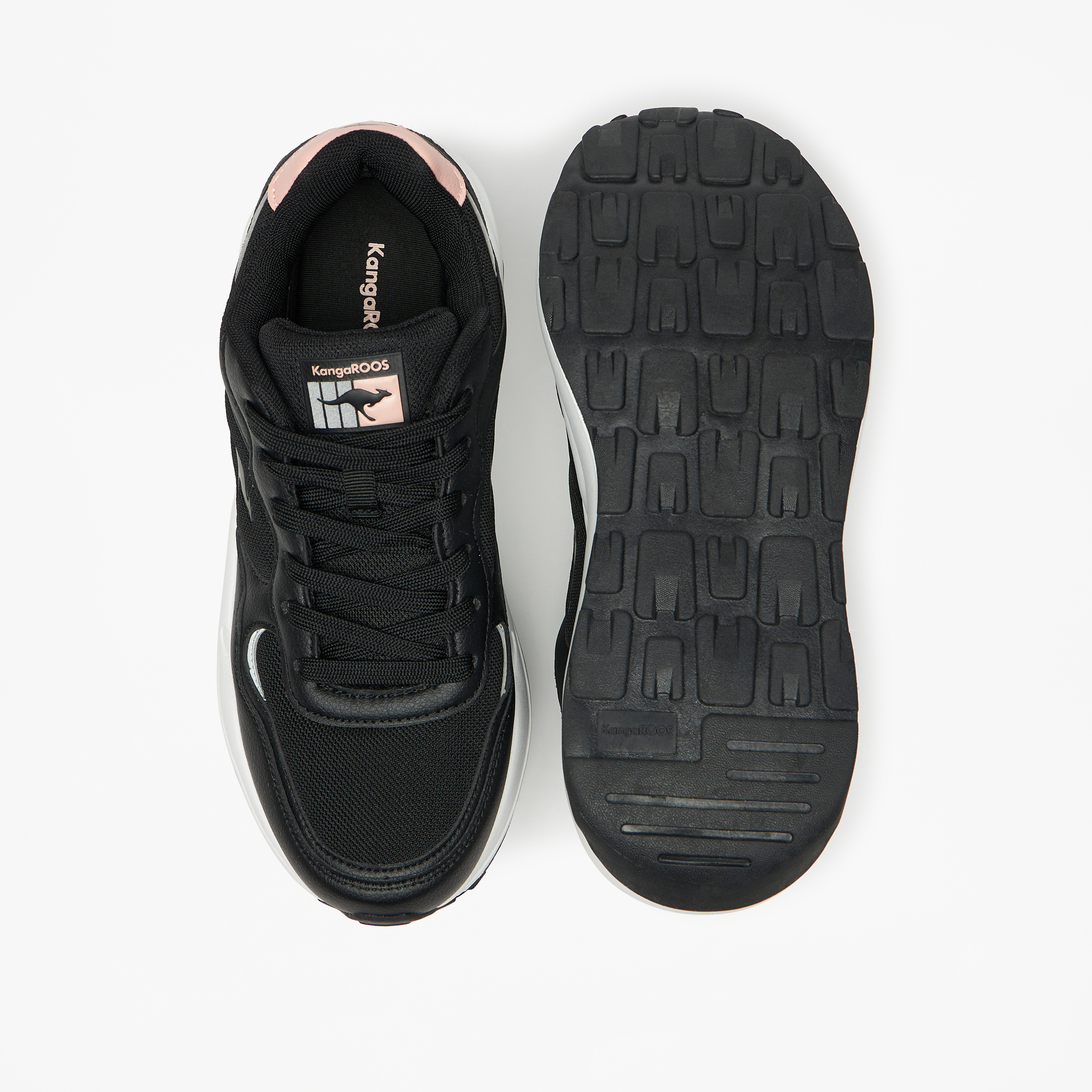 KangaROOS Women's Panelled Lace-Up Sports Shoes-sports-women-shoes-image-5