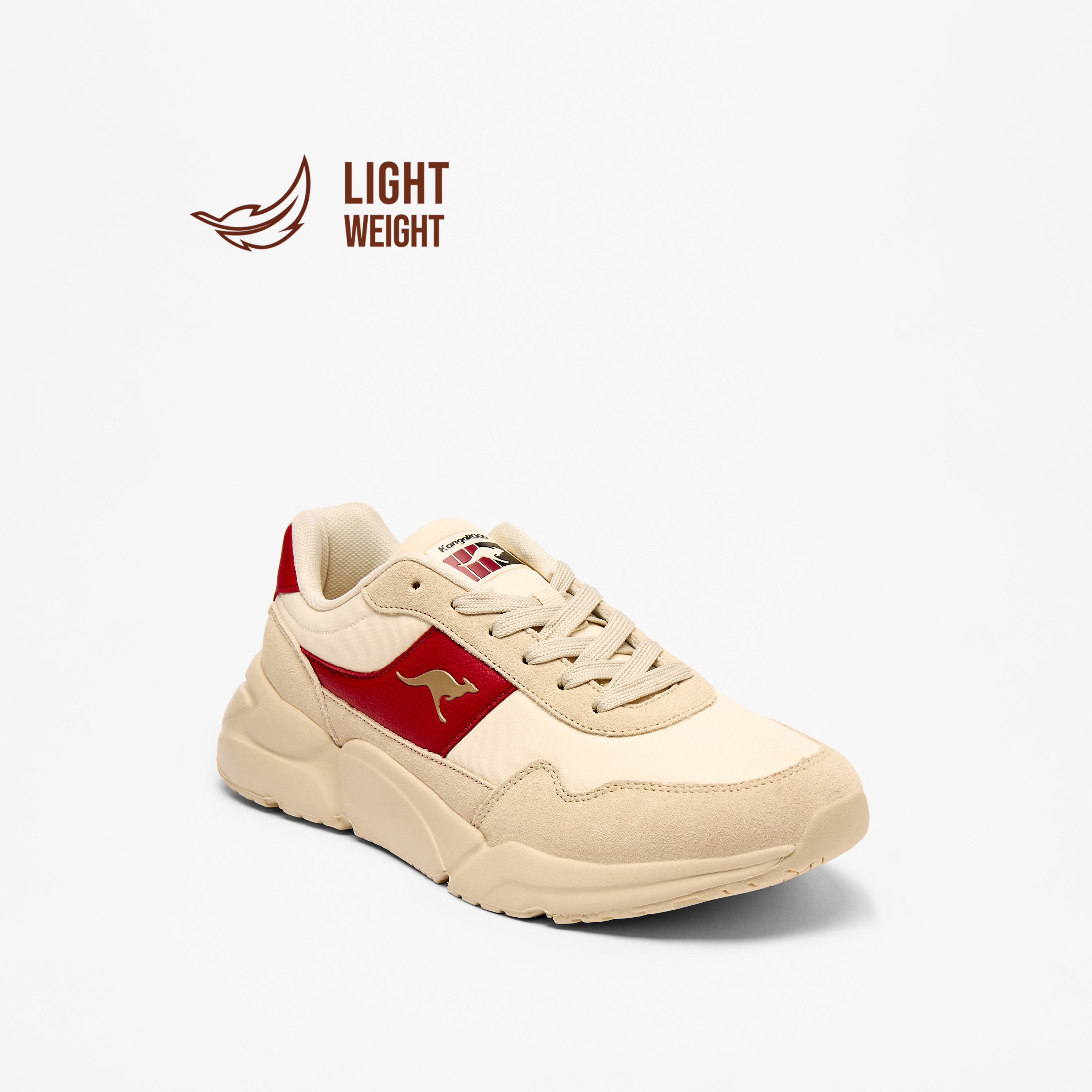 KangaROOS Women's Panelled Lightweight Sports Shoes with Lace-Up Closure-sports-women-shoes-image-1