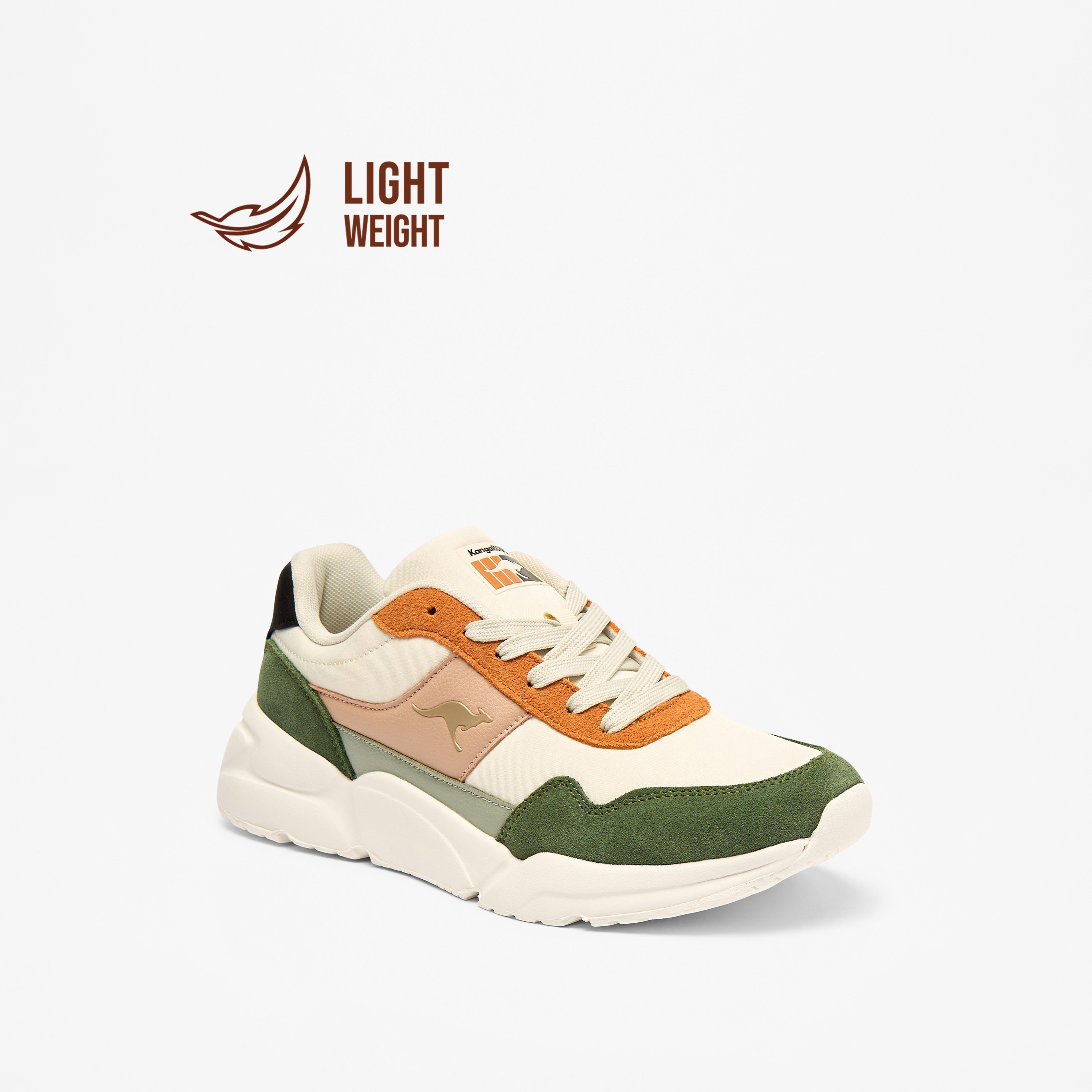 KangaROOS Women's Panelled Lightweight Sports Shoes with Lace-Up Closure-sports-women-shoes-image-6