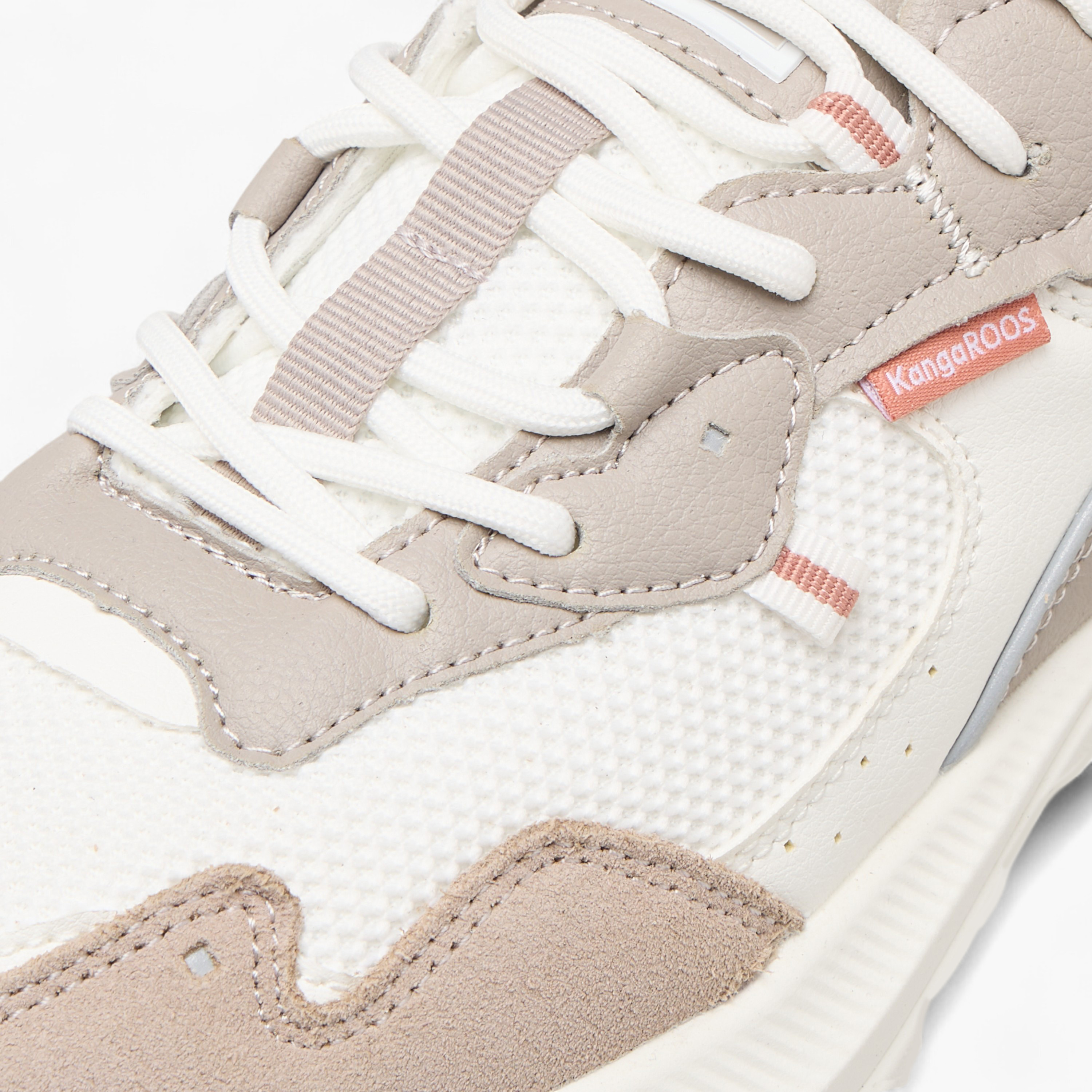 KangaROOS Women's Panelled Sports Shoes with Lace-Up Closure-women-shoes-sports-image-6