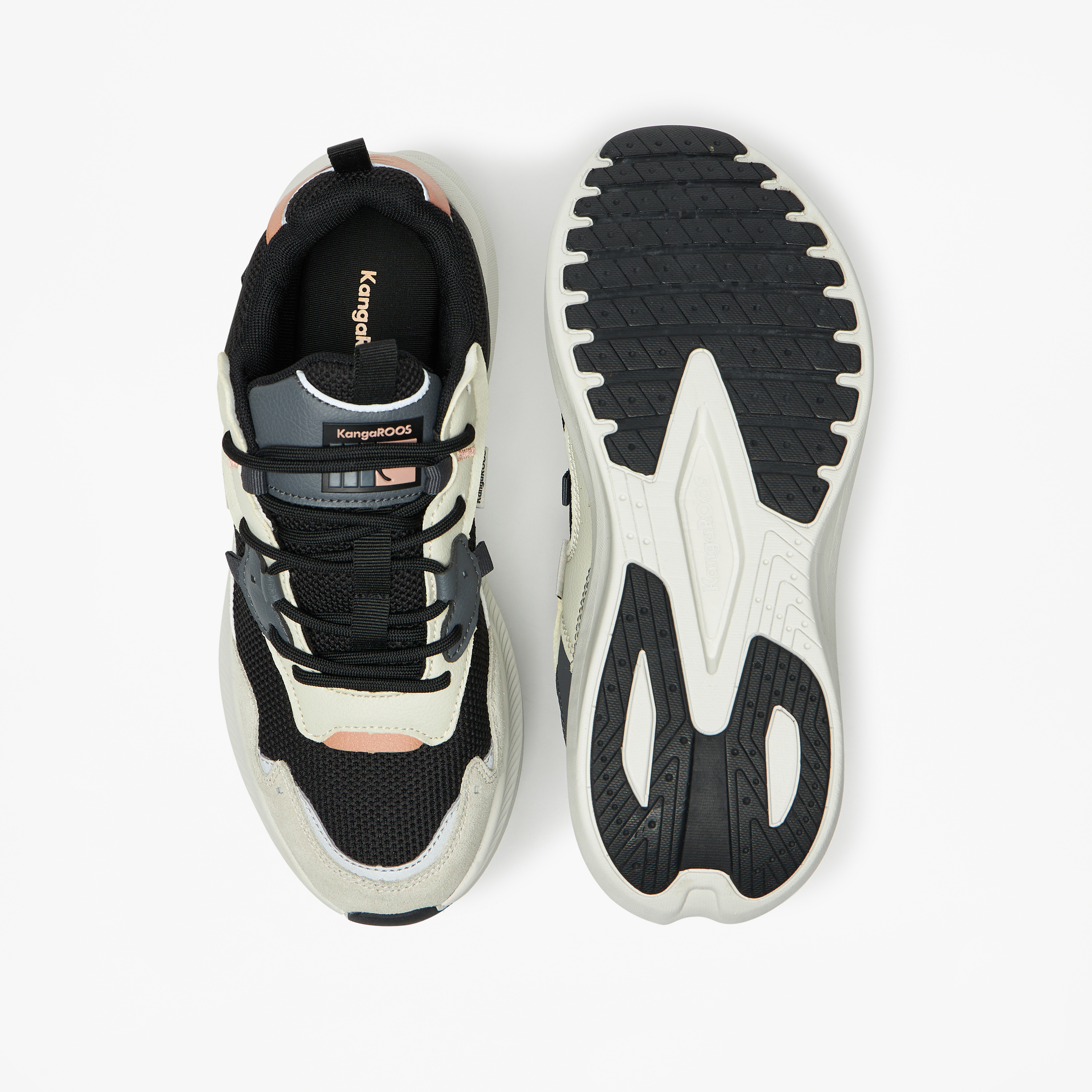 KangaROOS Women's Panelled Lace-Up Sports Shoes-sports-women-shoes-image-5