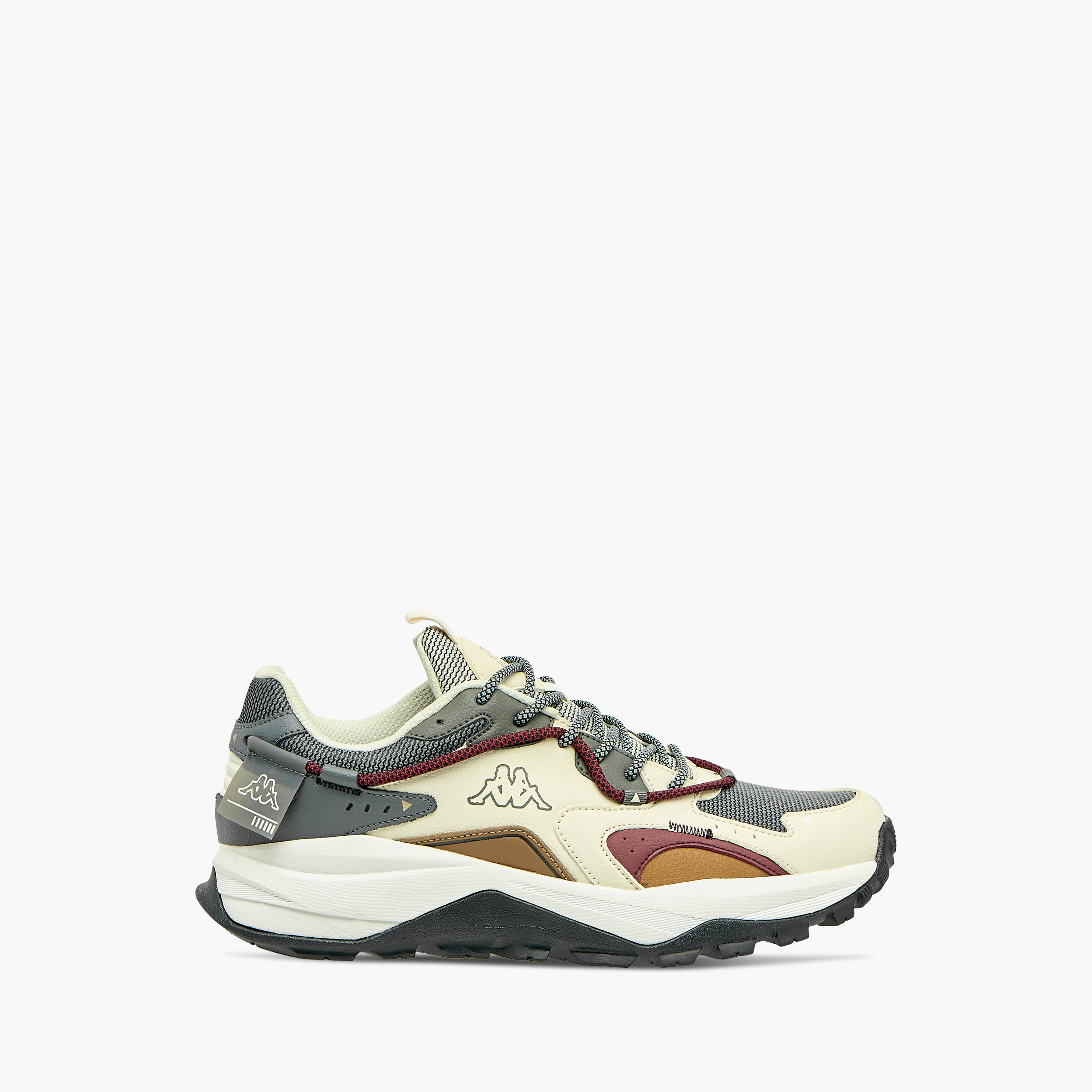 Kappa Men's Panelled Lightweight Lace-Up Sports Shoes with Pull Tabs-sports-men-shoes-image-3