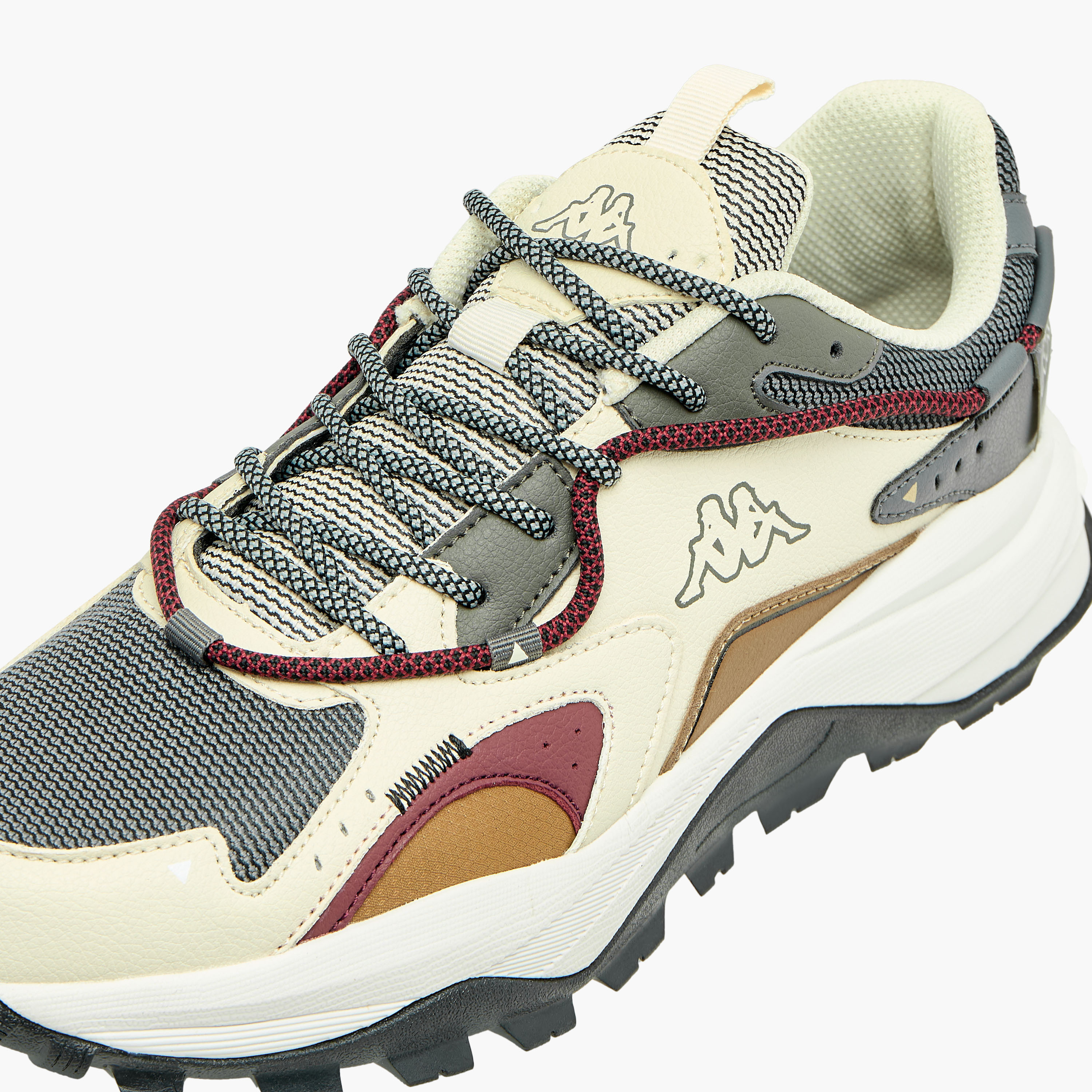 Kappa Men's Panelled Lightweight Lace-Up Sports Shoes with Pull Tabs-sports-men-shoes-image-4