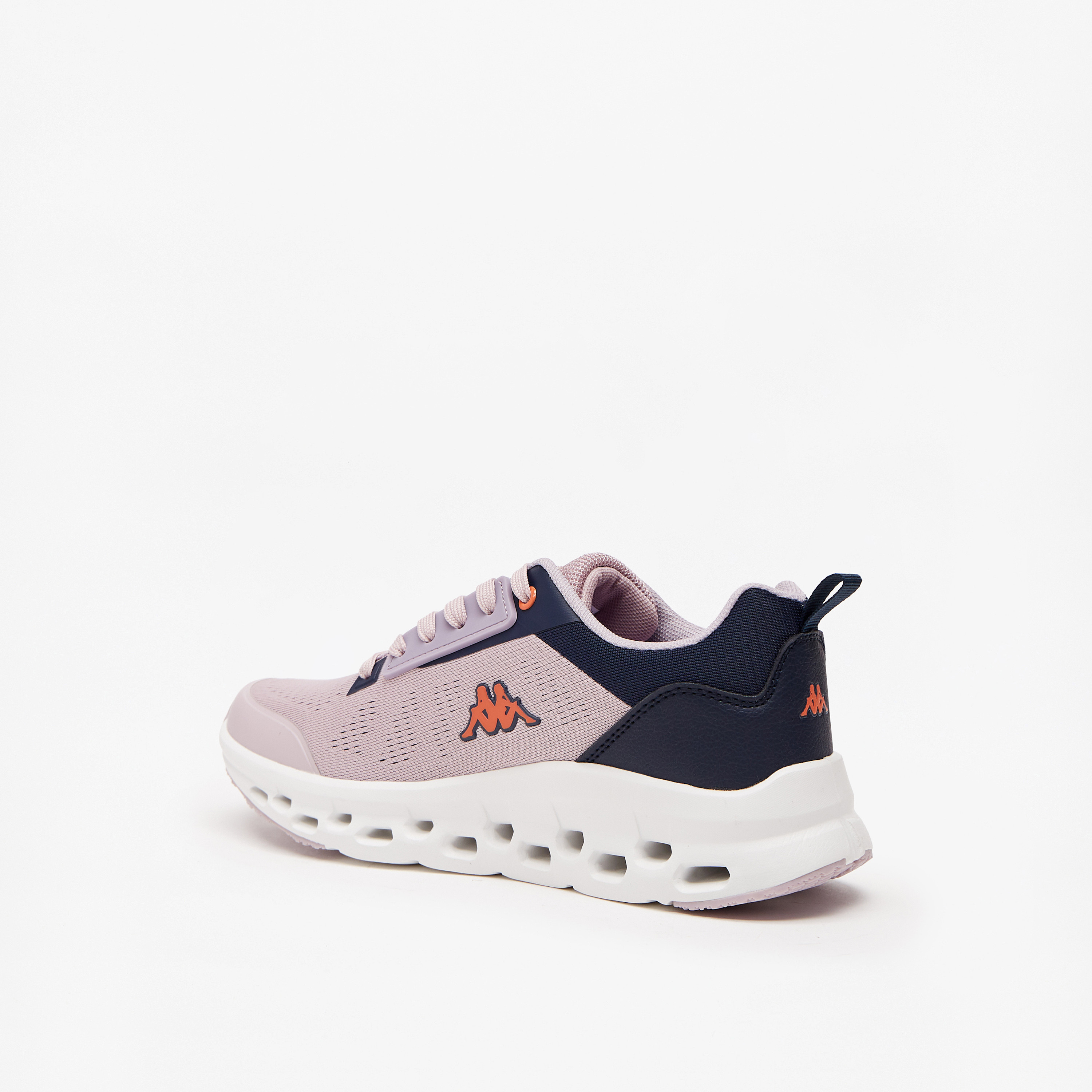 Kappa Women's Textured Lace-Up Sports Shoes with Cushioning-sports-women-shoes-image-2