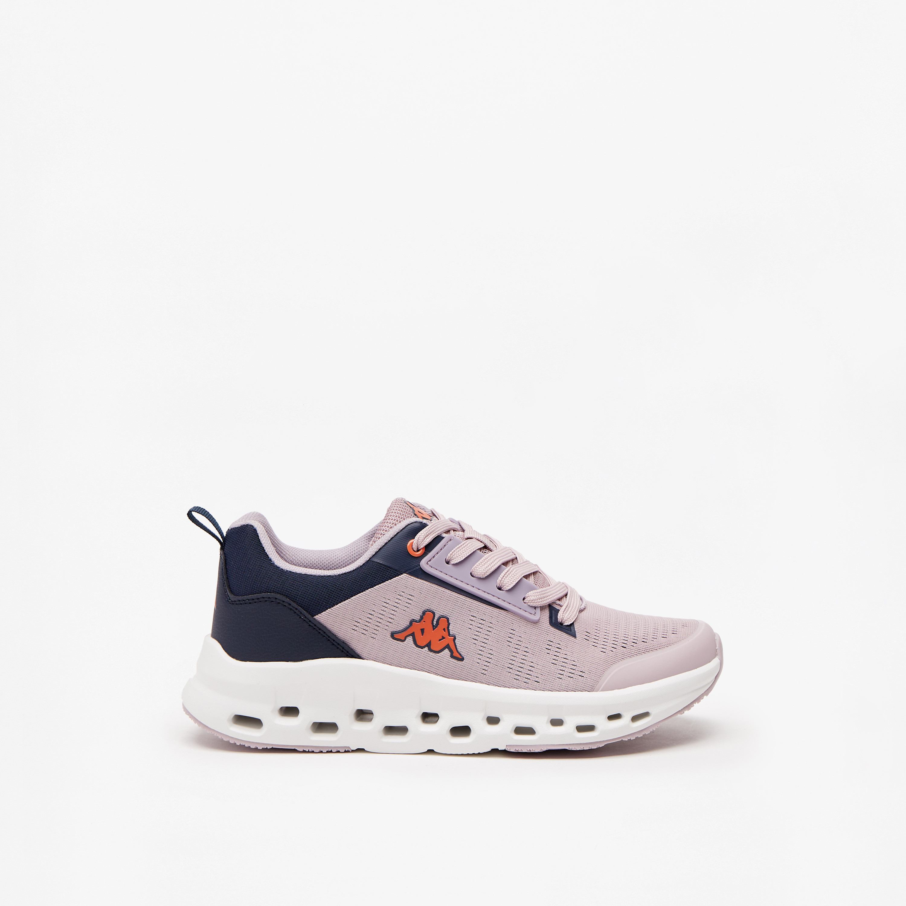 Kappa Women's Textured Lace-Up Sports Shoes with Cushioning-sports-women-shoes-image-3