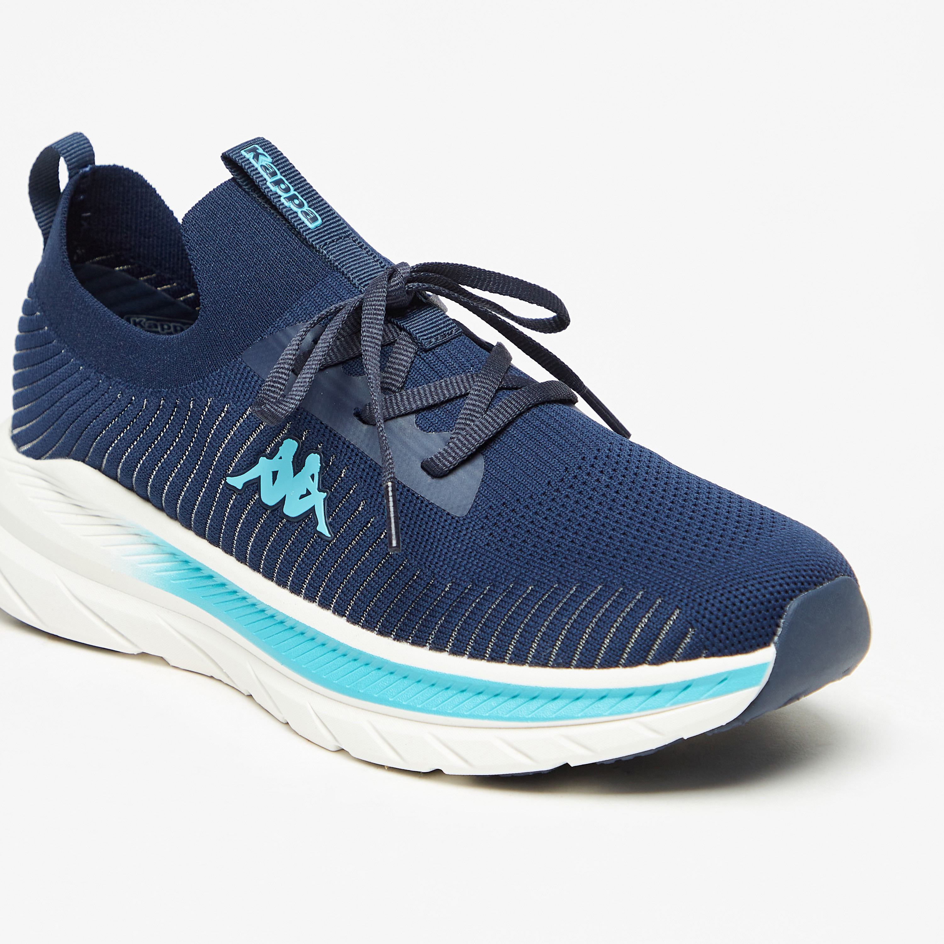 Kappa Men's Textured Slip-On Trainer Shoes with Cushioning-sports-men-shoes-image-10
