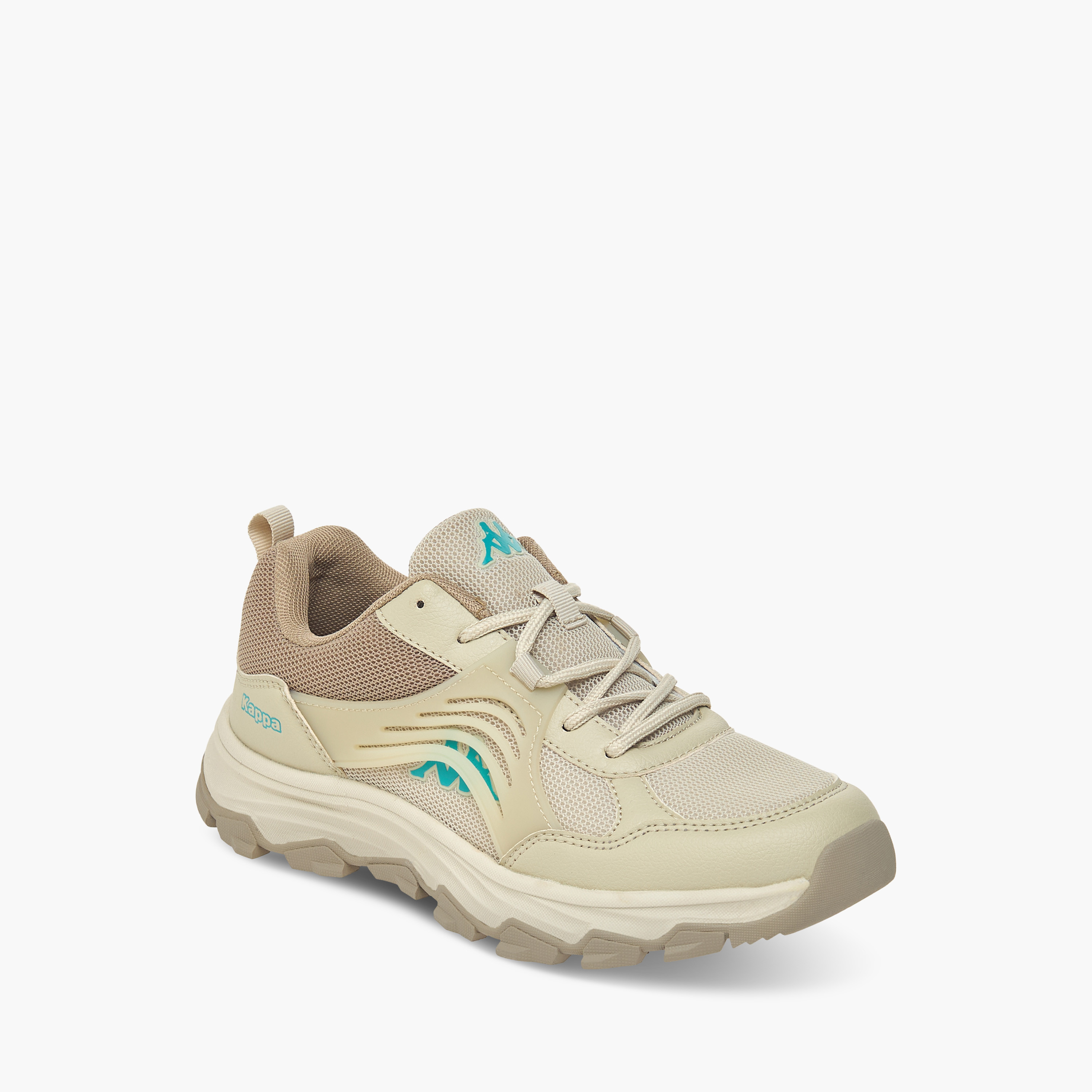 Kappa Women's Logo Print Lace-Up Sports Shoes with Pull Tab-sports-women-shoes-image-2