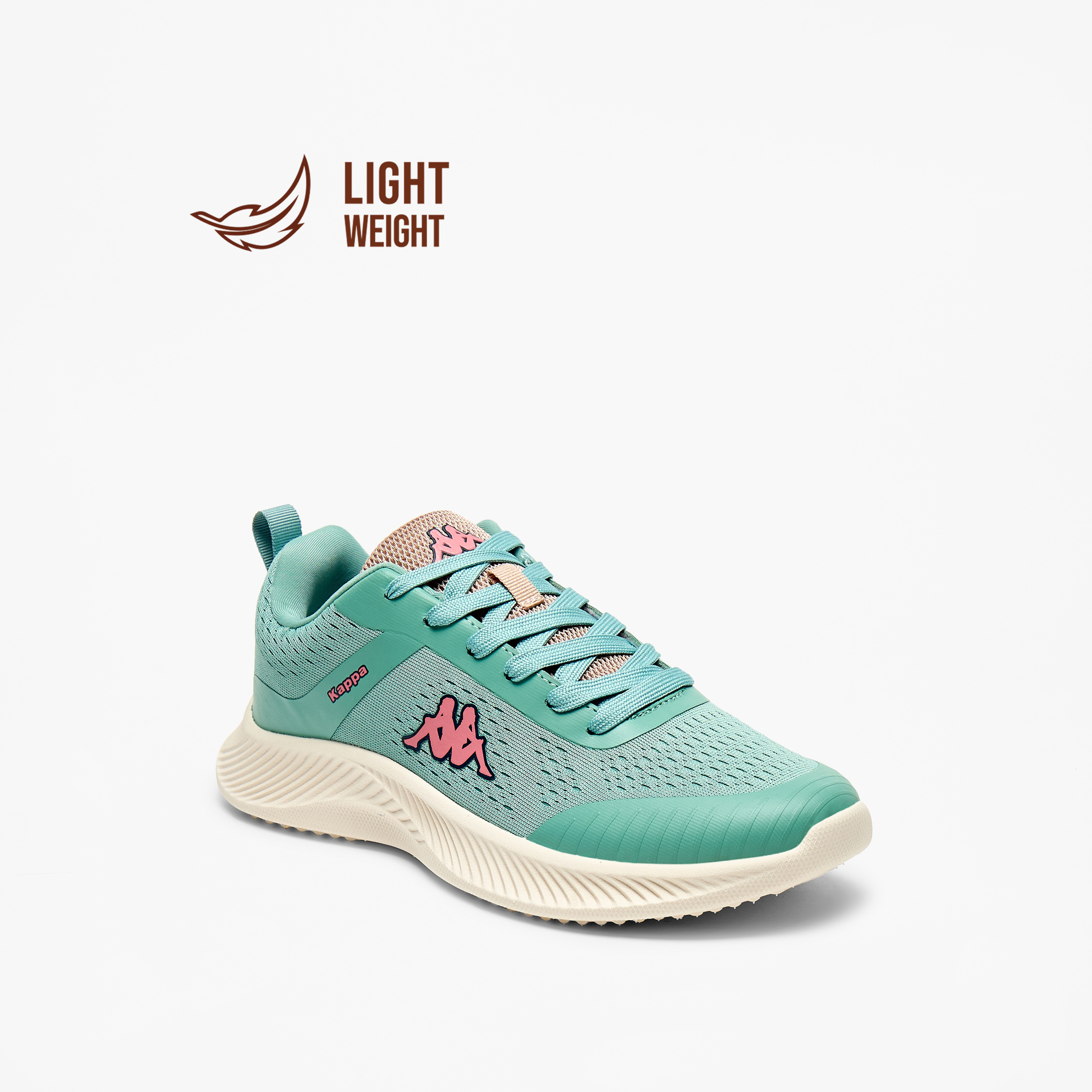 Kappa Women's Textured Sports Shoes with Lace-Up Closure-sports-women-shoes-image-1