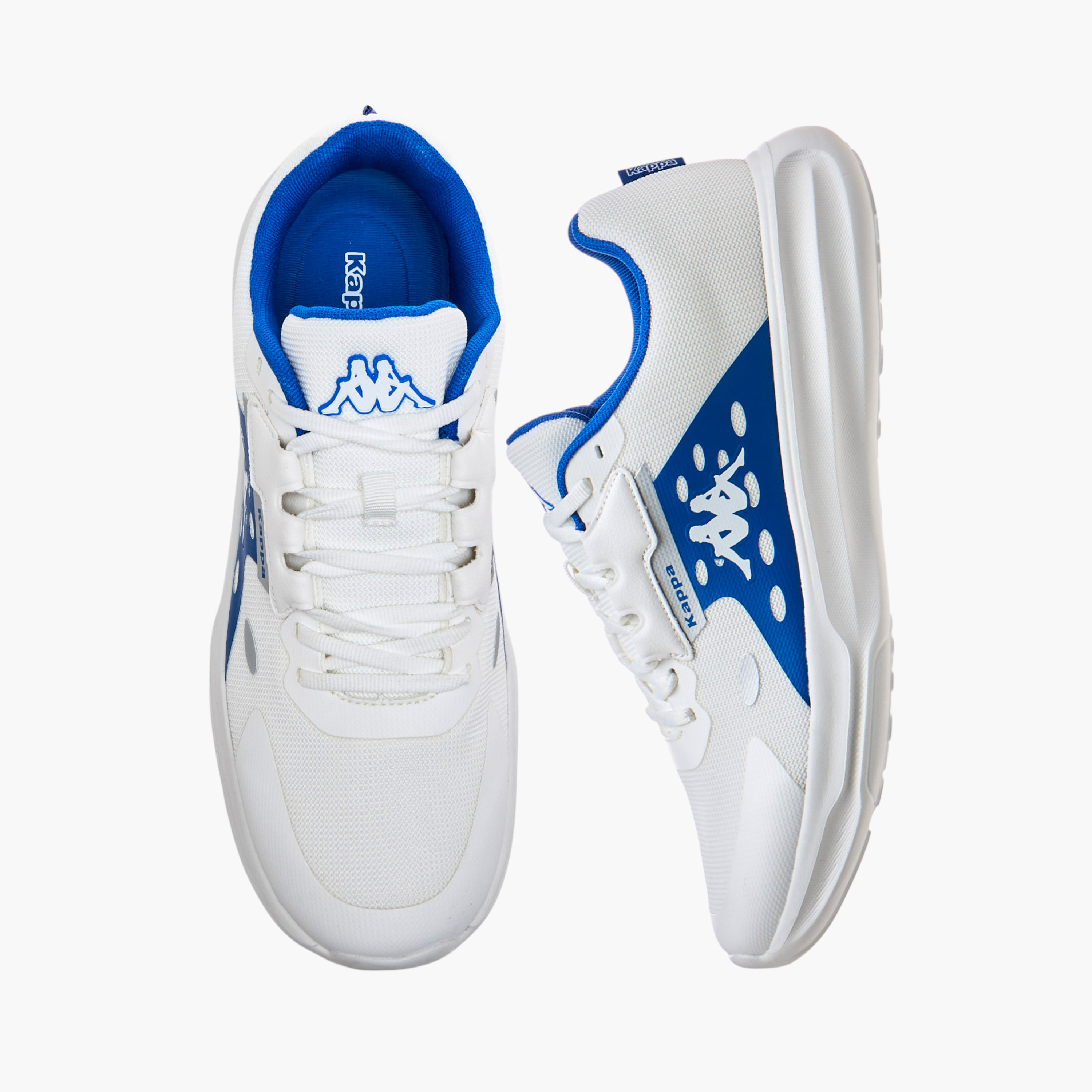 Kappa Men's Logo Print Sports Shoes with Lace-Up Closure-sports-men-shoes-image-1