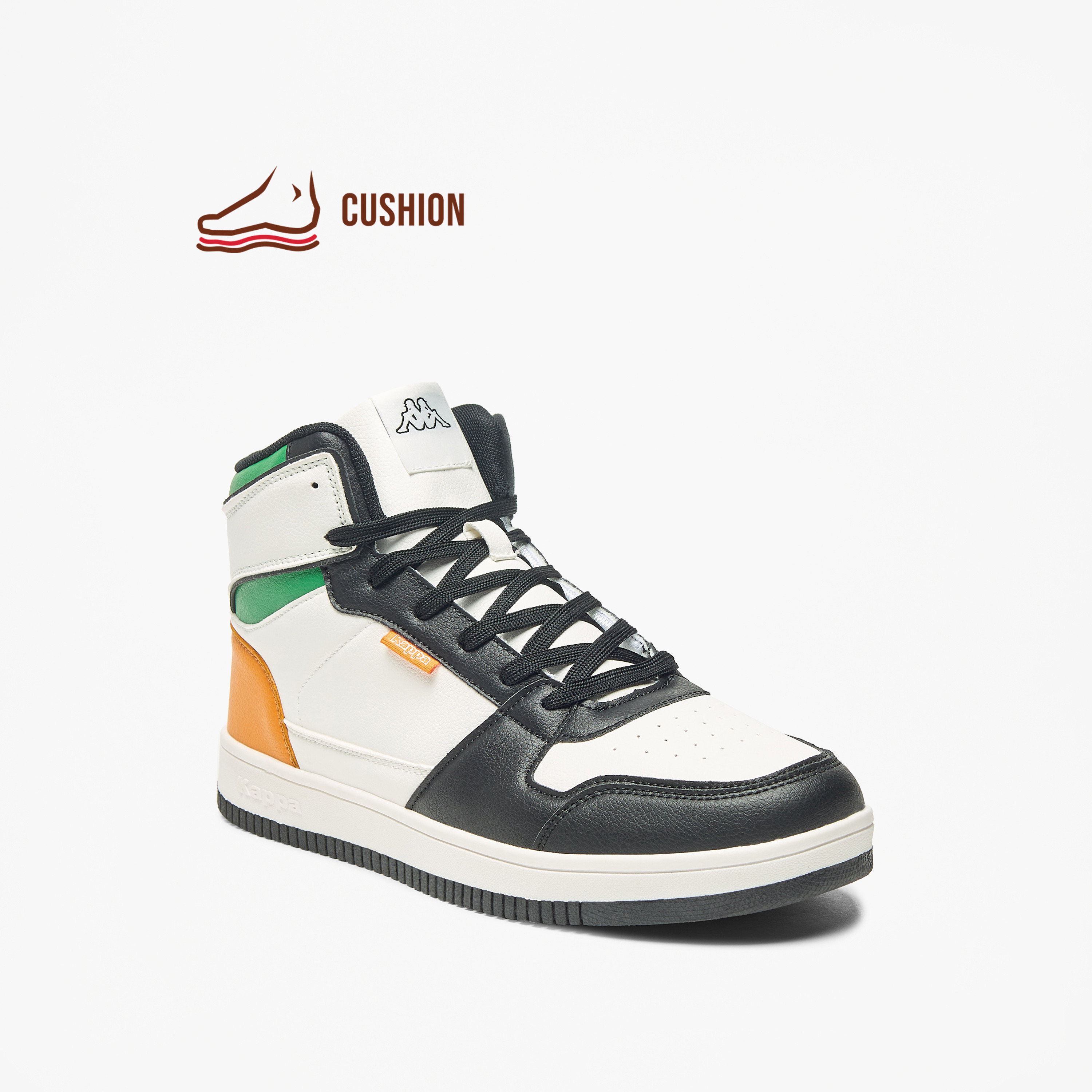 حذاء سنيكرز برقبة عالية ورباط إغلاق للرجال من كابا-men-shoes-sneakers-image-1
