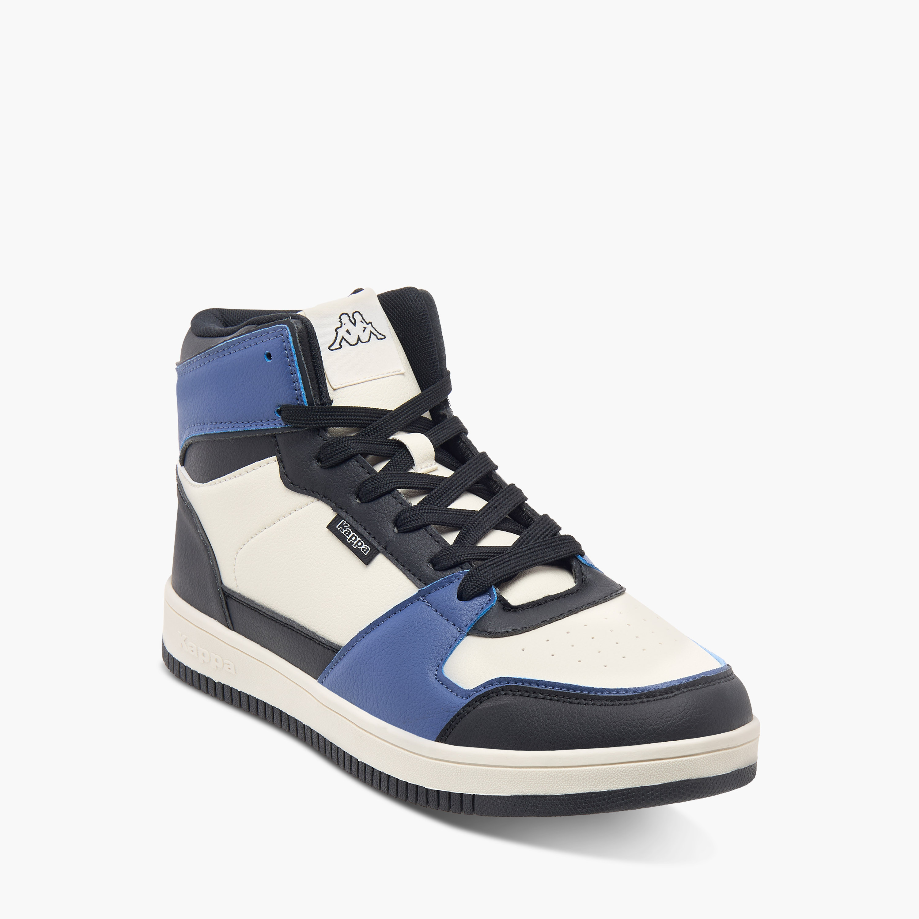 Kappa Men's Panelled High Top Lace-Up Sneakers-men-shoes-sneakers-image-17