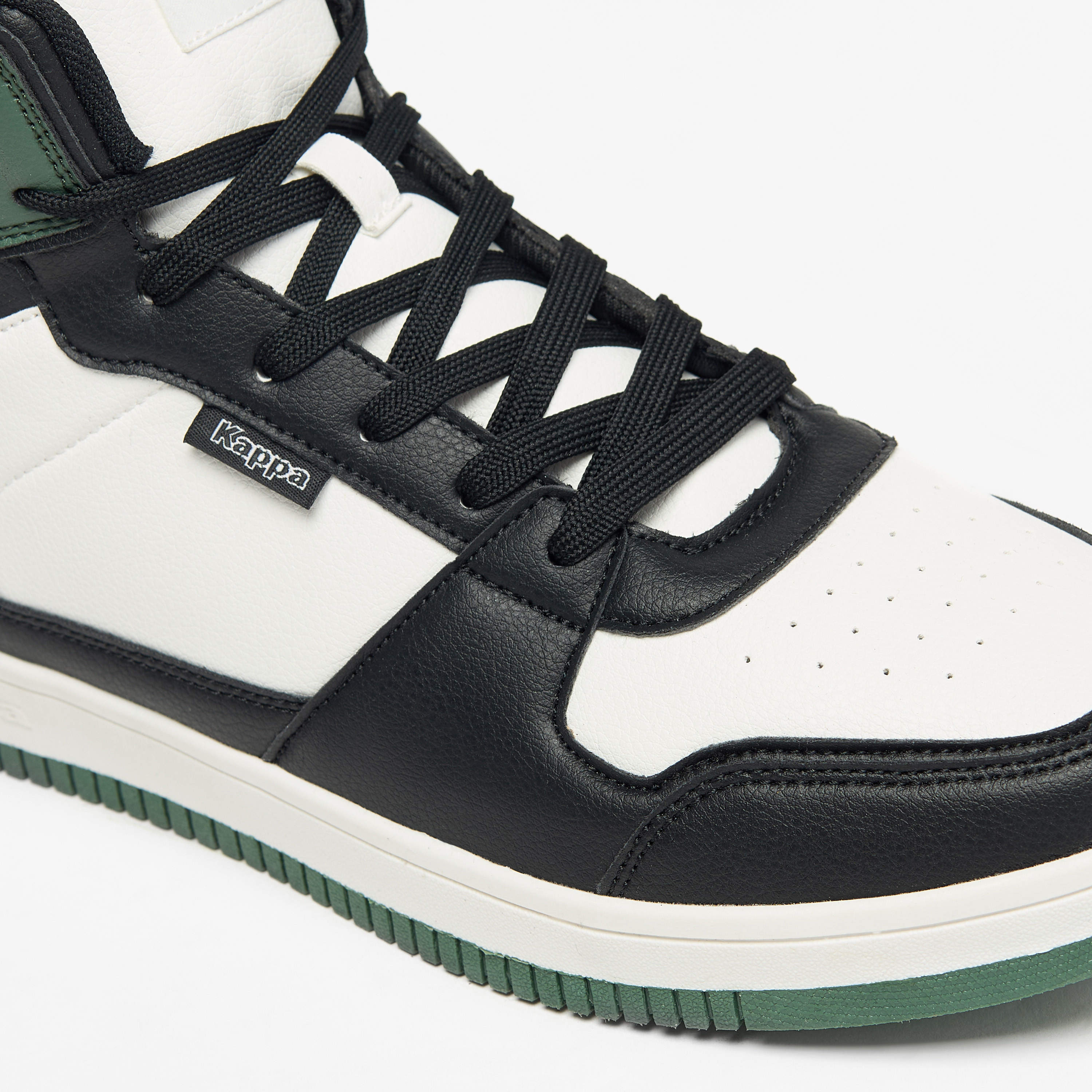 Kappa Men's Panelled High Top Lace-Up Sneakers-men-shoes-sneakers-image-10