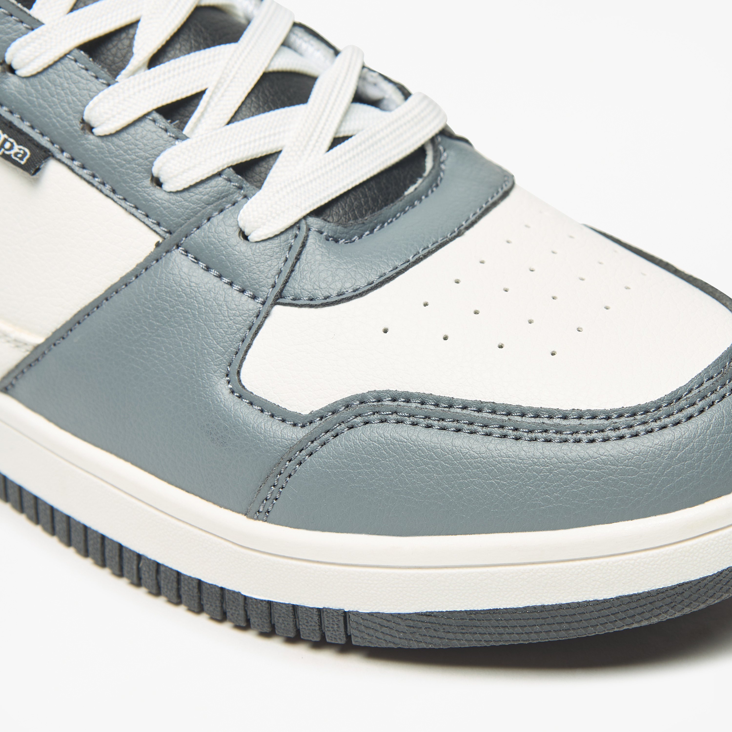 Kappa Men's Panelled High Top Lace-Up Sneakers-men-shoes-sneakers-image-5