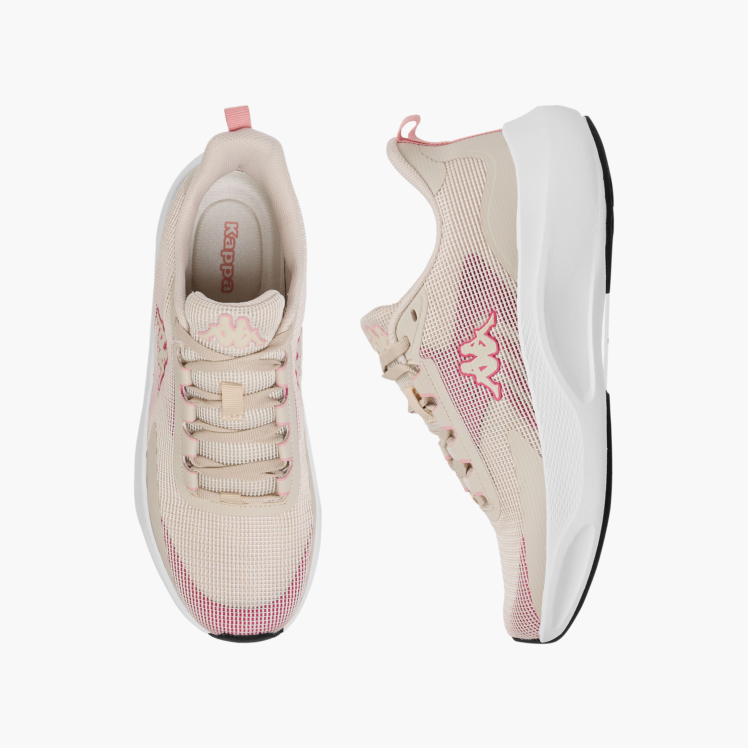 حذاء رياضي بتفاصيل شعار ورباط إغلاق للنساء من كابا-women-shoes-sports-image-1