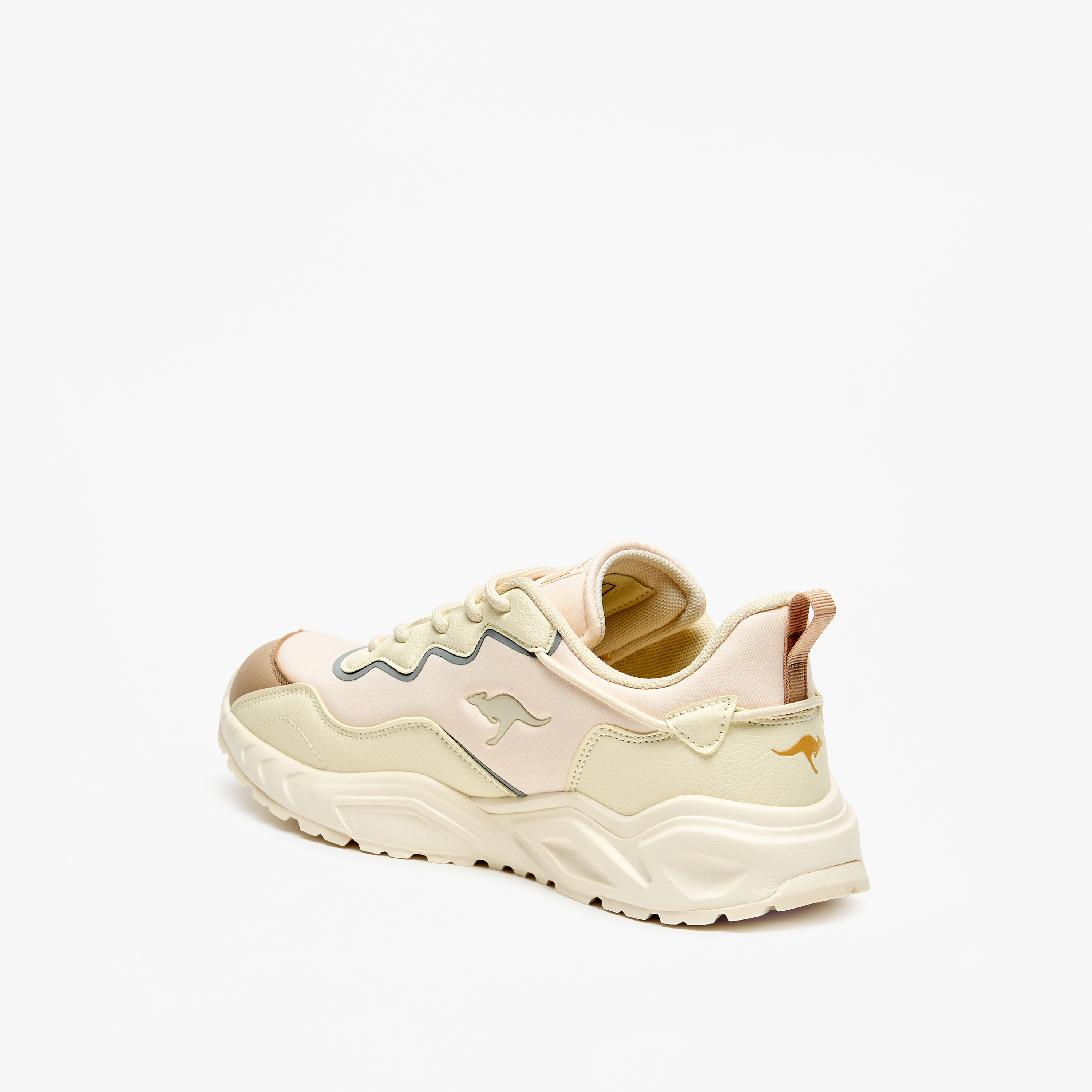 KangaROOS Women's Colourblock Sports Shoes with Lace-Up Closure-sports-women-shoes-image-7