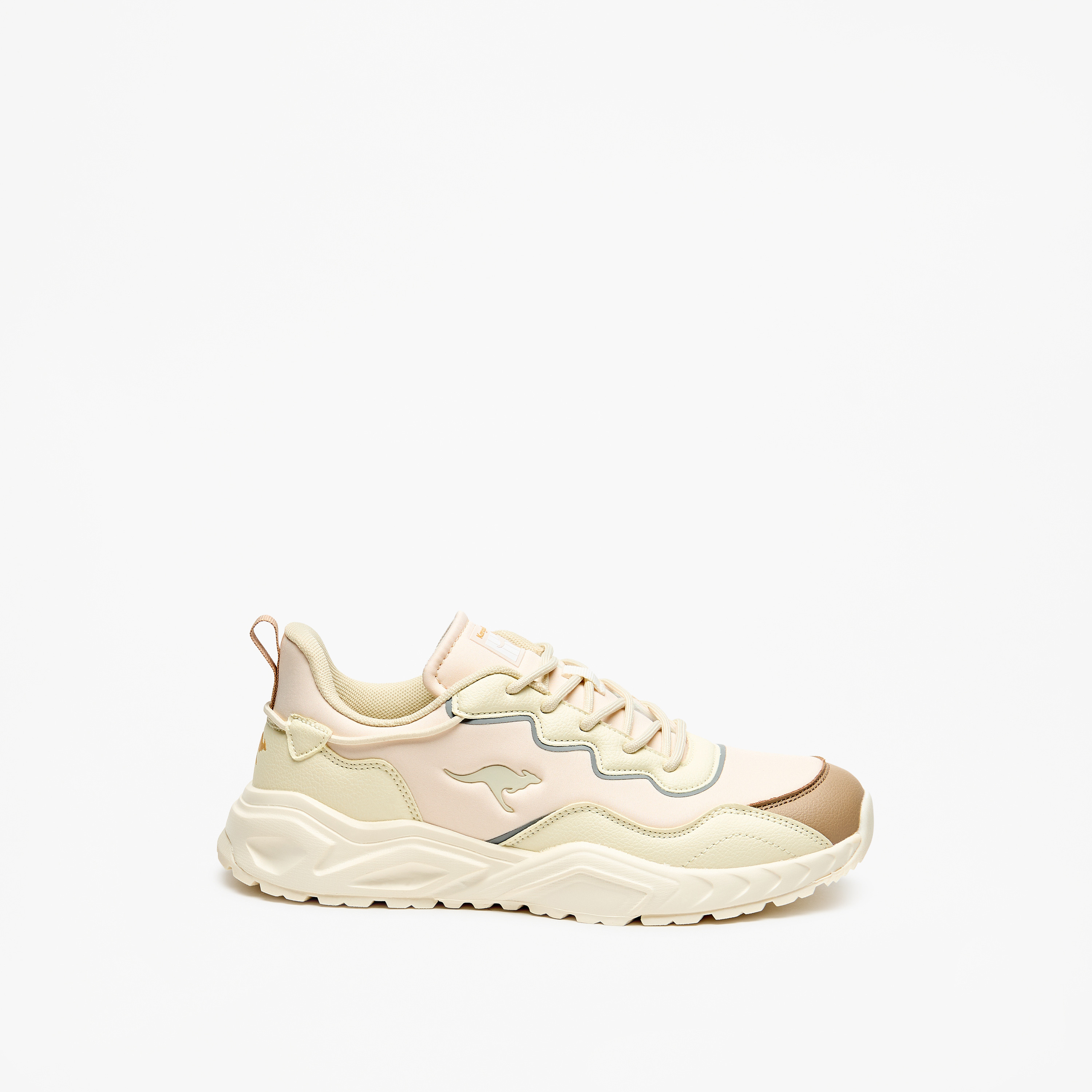 KangaROOS Women's Colourblock Sports Shoes with Lace-Up Closure-sports-women-shoes-image-3