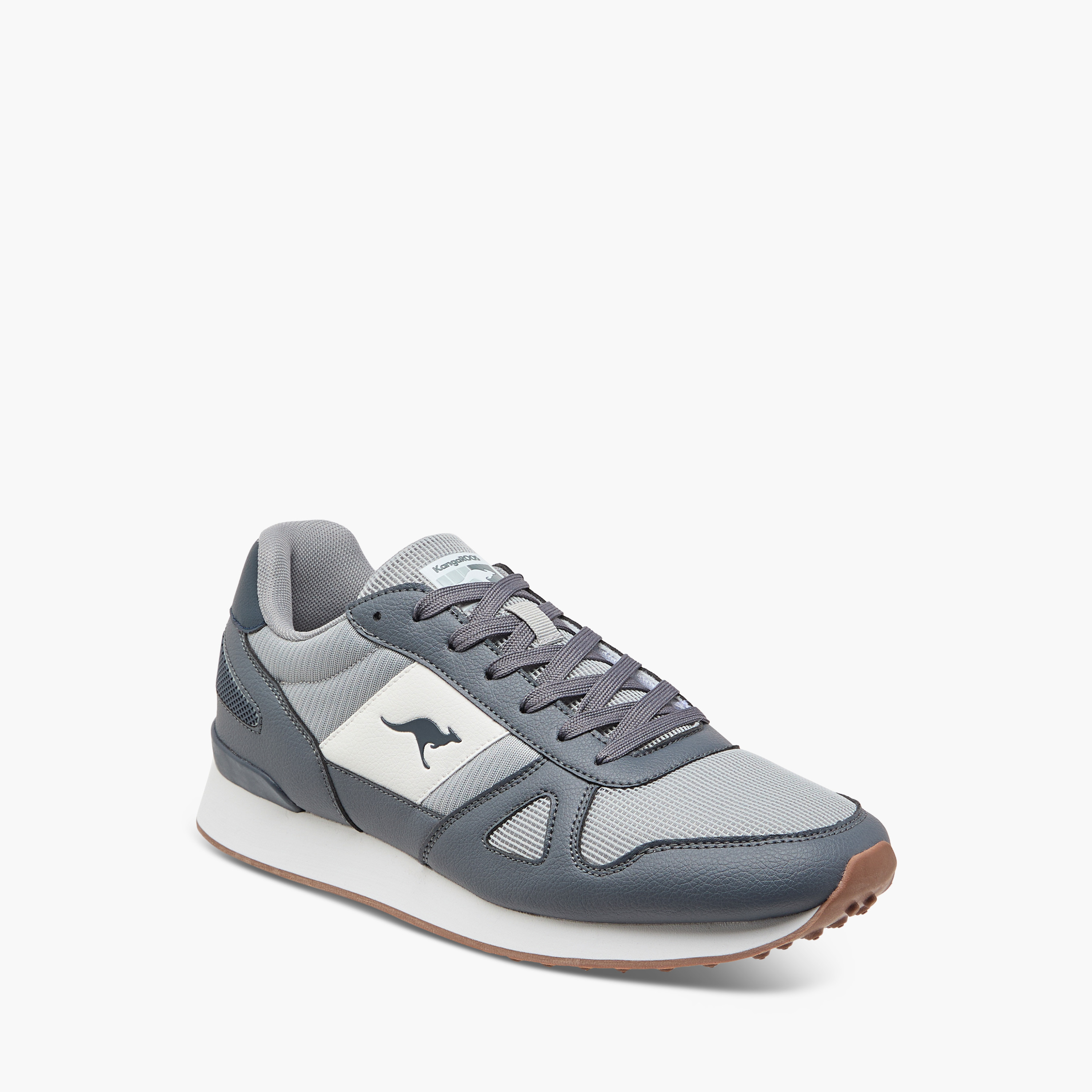 KangaROOS Men's Panelled Lace-Up Sports Shoes-sports-men-shoes-image-2