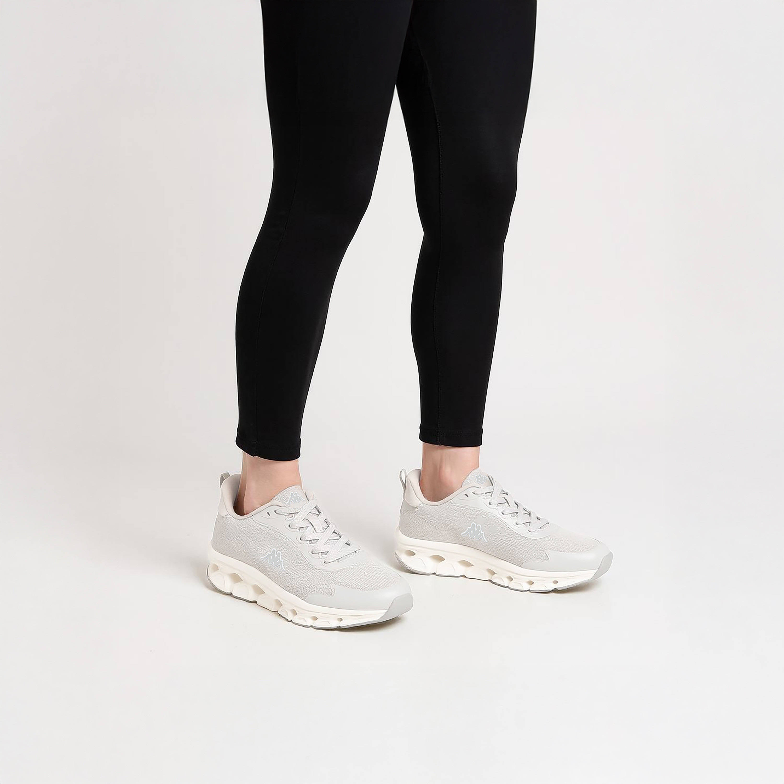 Kappa Women's Logo Print Sports Shoes with Lace-Up Closure-women-shoes-sports-image-3