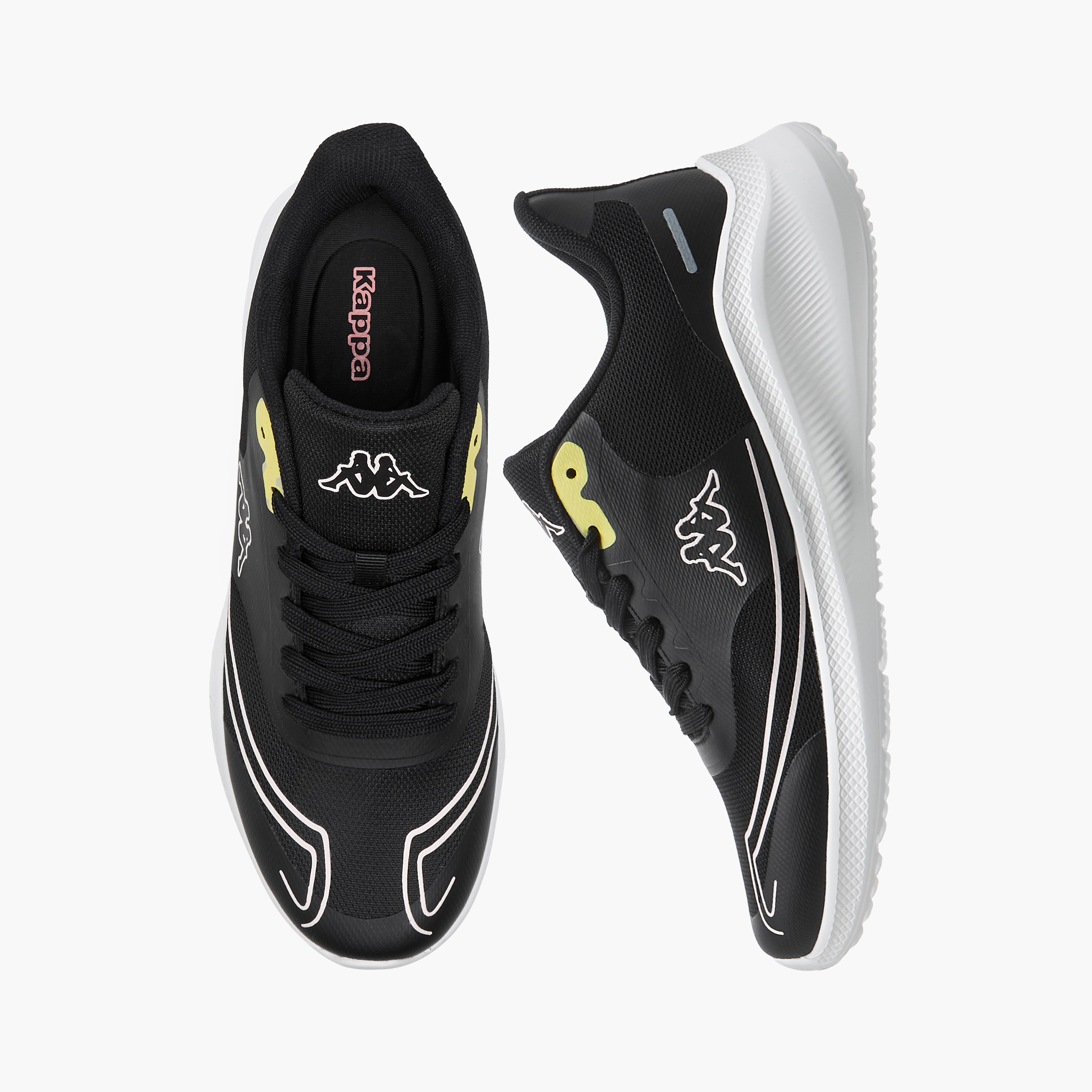 Kappa Women's Logo Print Sports Shoes with Lace-Up Closure-women-shoes-sports-image-1
