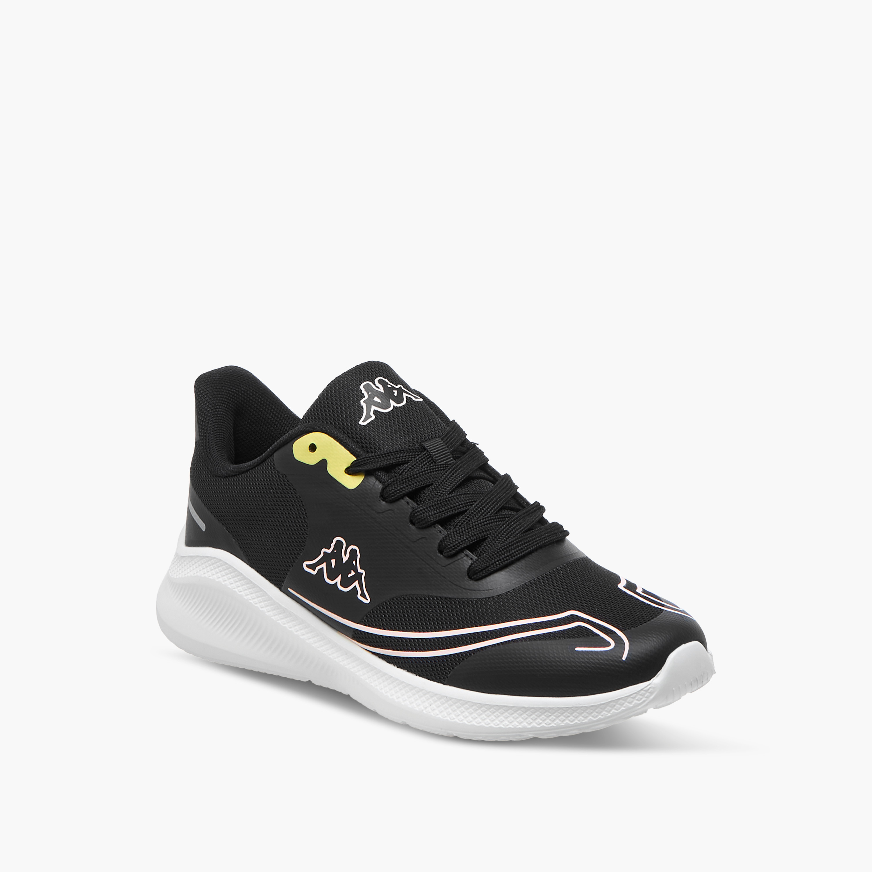 Kappa Women's Logo Print Sports Shoes with Lace-Up Closure-women-shoes-sports-image-2