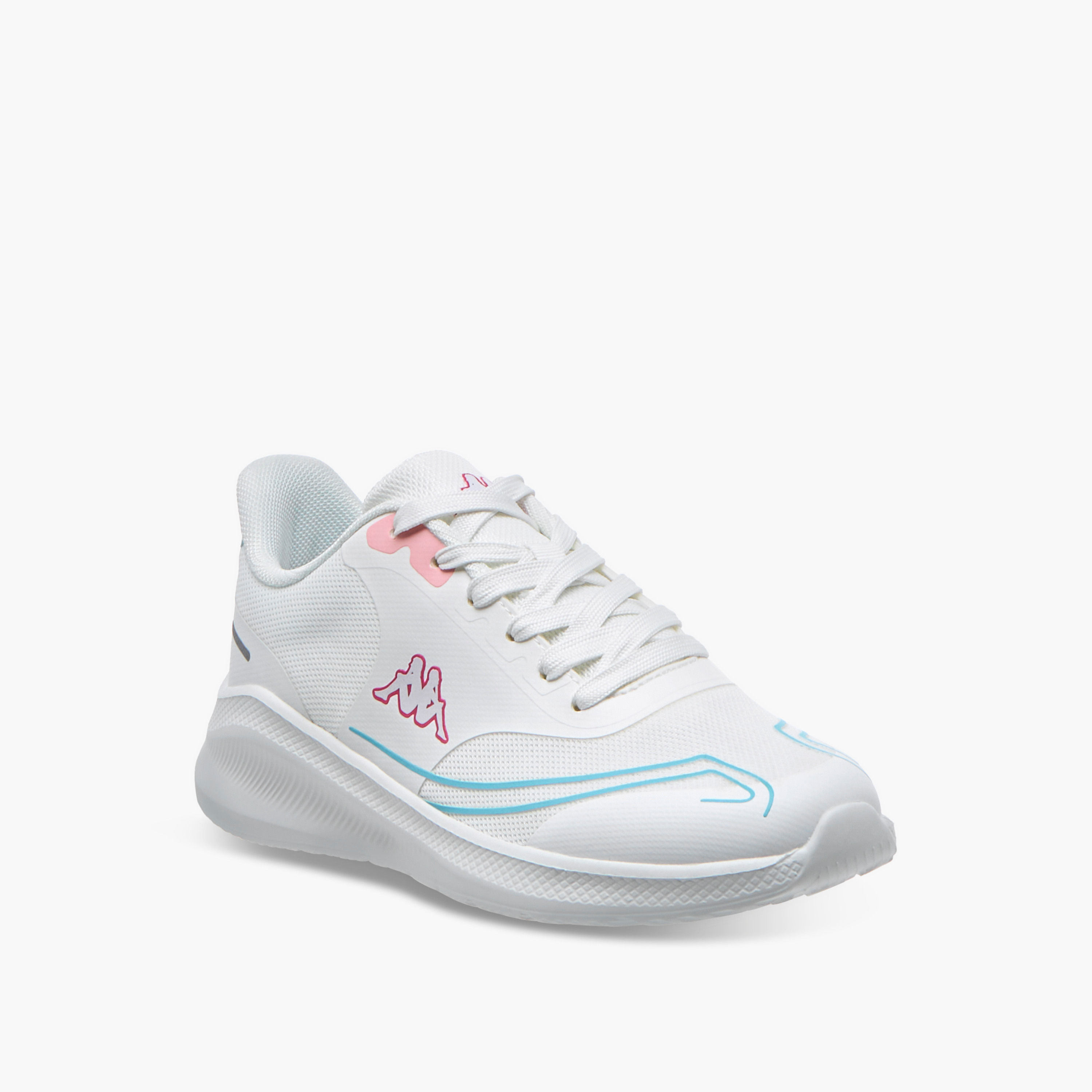 Kappa Women's Logo Print Sports Shoes with Lace-Up Closure-women-shoes-sports-image-2