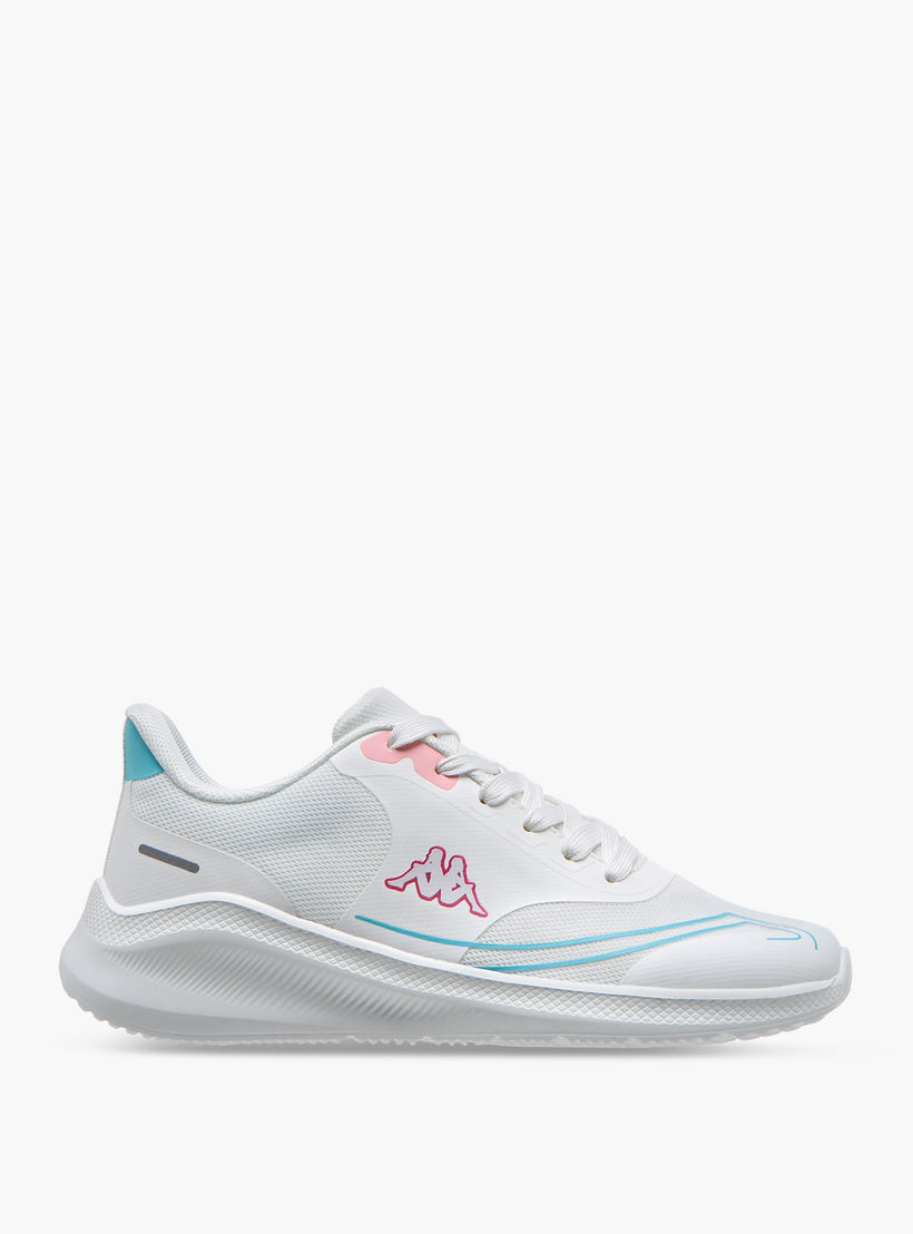 Kappa Women's Logo Print Sports Shoes with Lace-Up Closure-women-shoes-sports-image-3