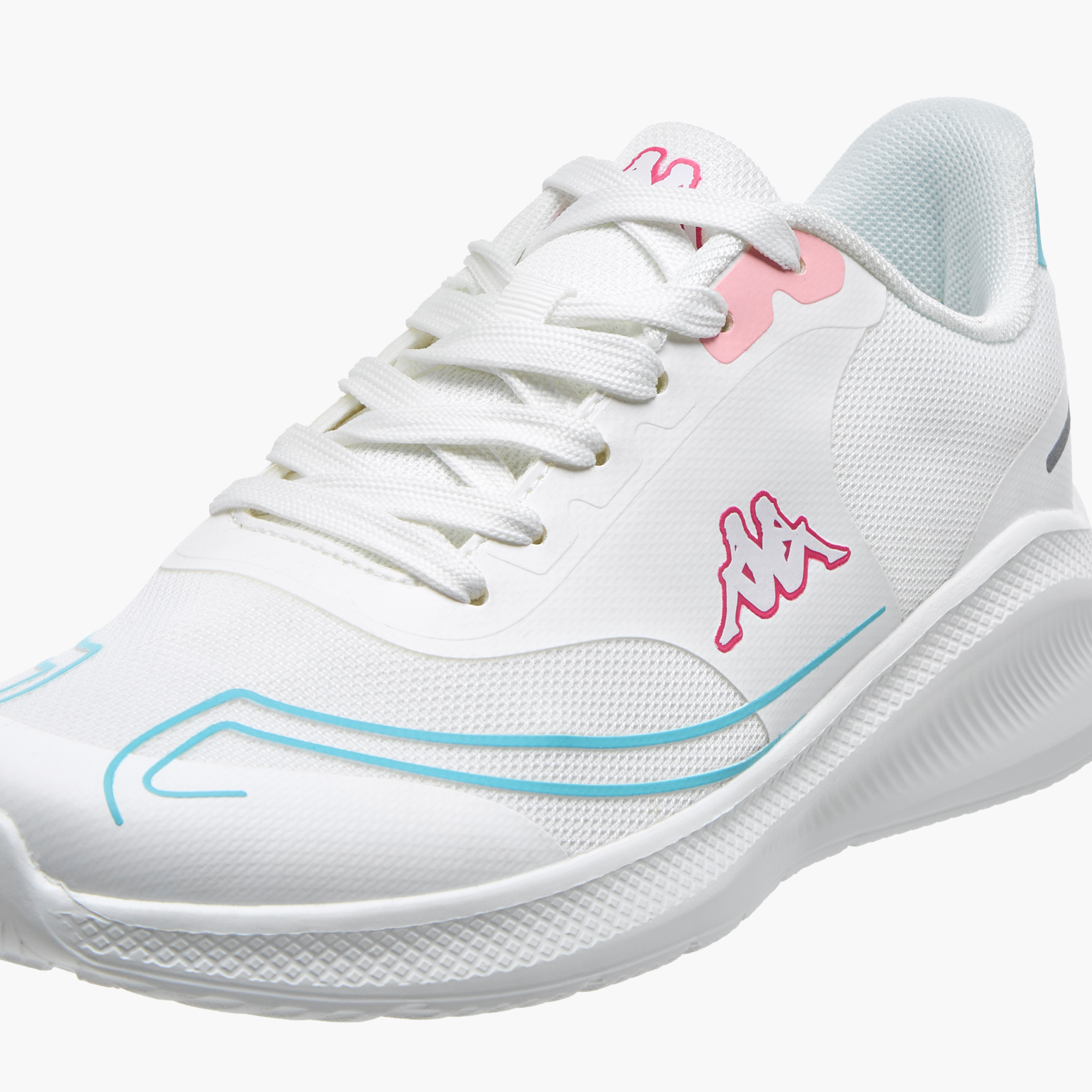 Kappa Women's Logo Print Sports Shoes with Lace-Up Closure-women-shoes-sports-image-4