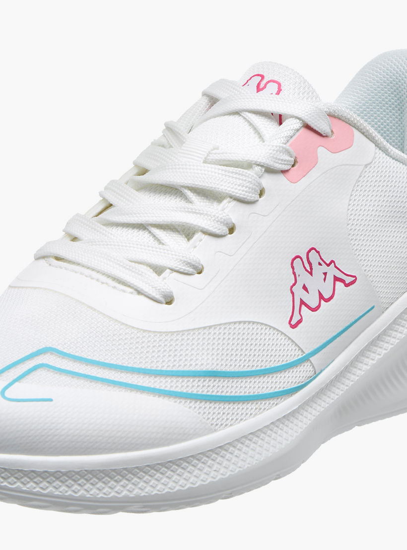 Kappa Women's Logo Print Sports Shoes with Lace-Up Closure-women-shoes-sports-image-4