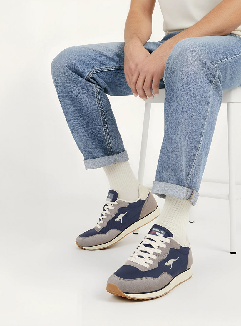 حذاء سنيكرز برباط وألواح للرجال من كانجاروز-men-shoes-sneakers-image-2