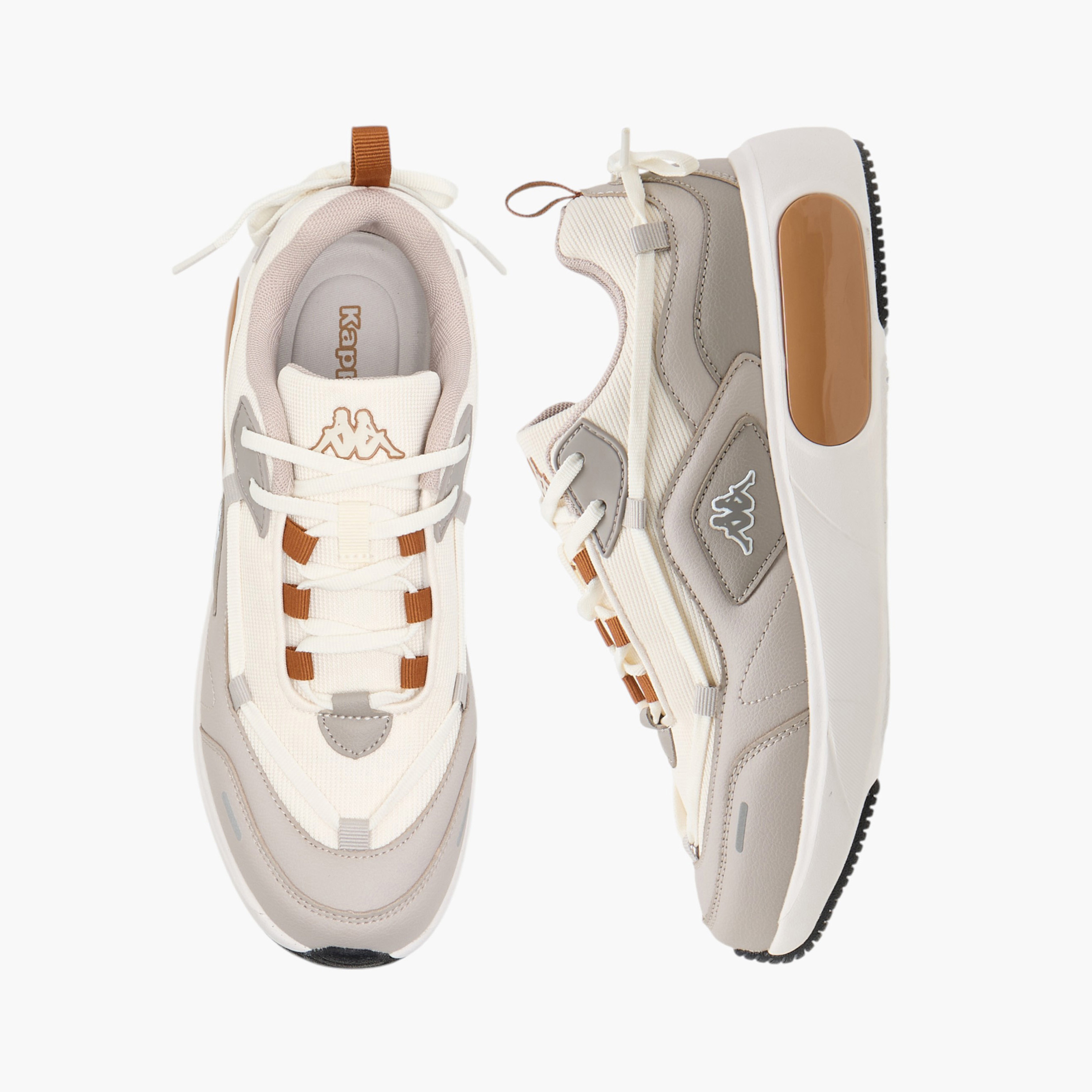 Kappa Women's Panelled Lace-Up Sneakers-women-shoes-sneakers-image-1