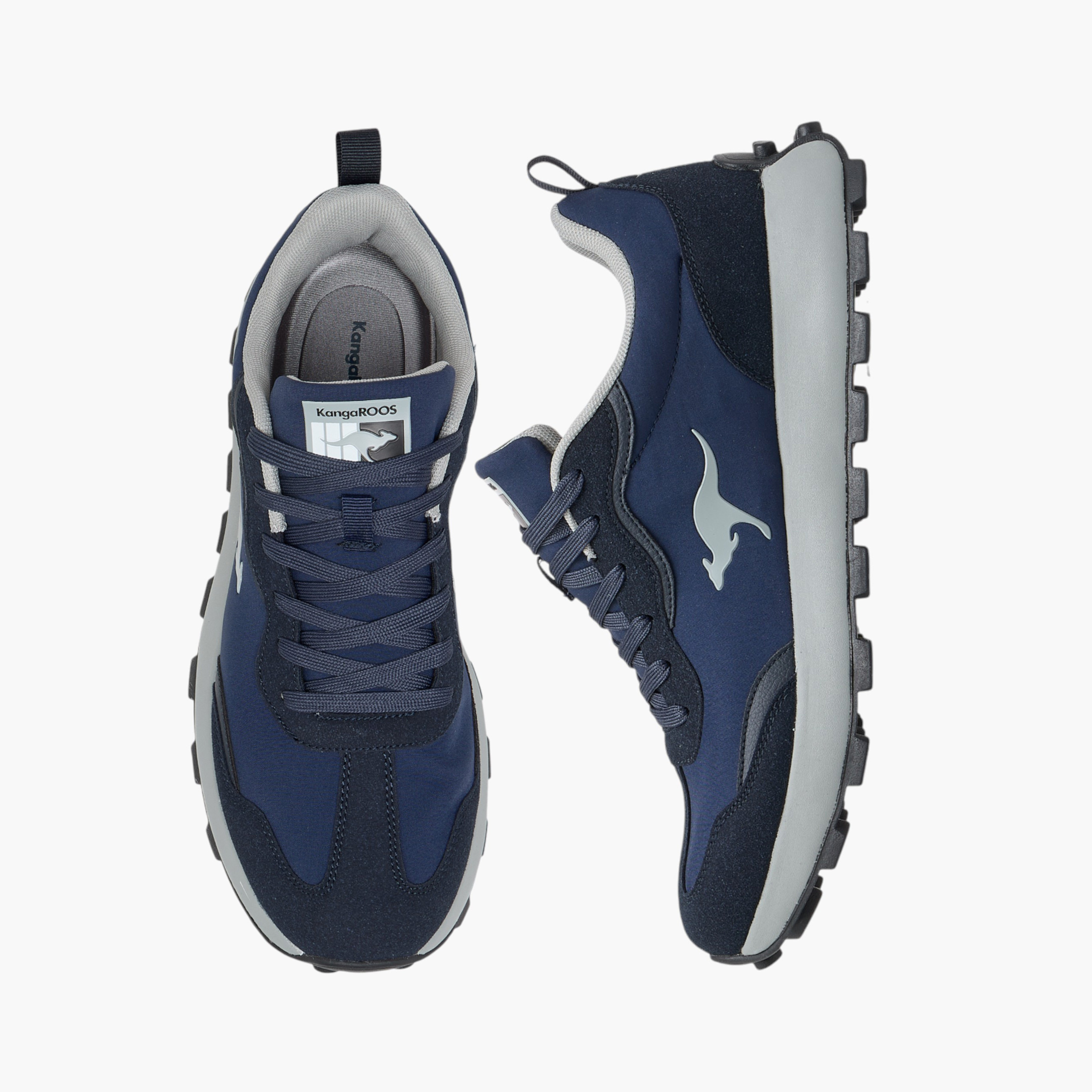 حذاء سنيكرز بألواح ورباط إغلاق للرجال من كانجاروز-men-shoes-sneakers-image-7