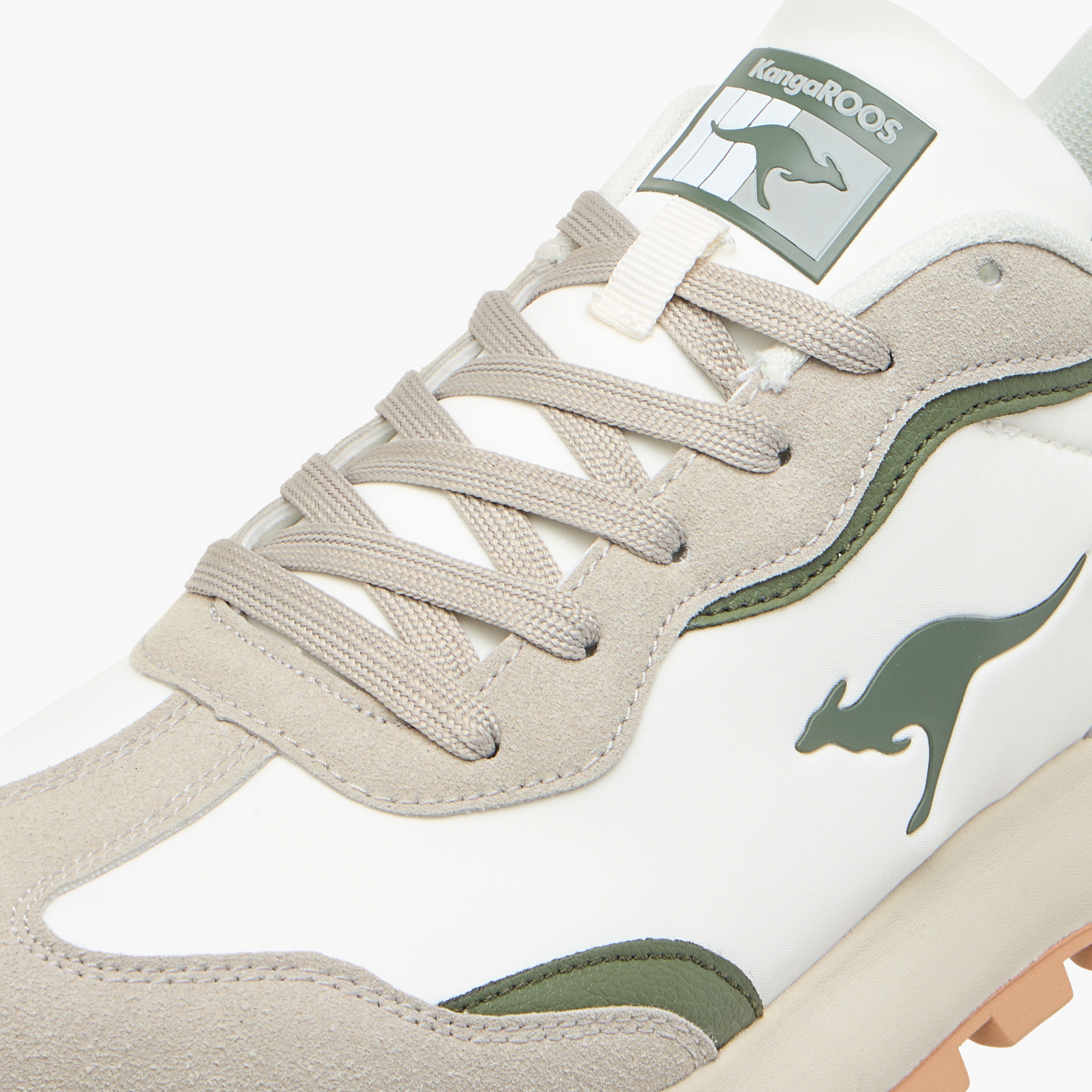 KangaROOS Men's Logo Print Sports Shoes with Lace-Up Closure-sports-men-shoes-image-4