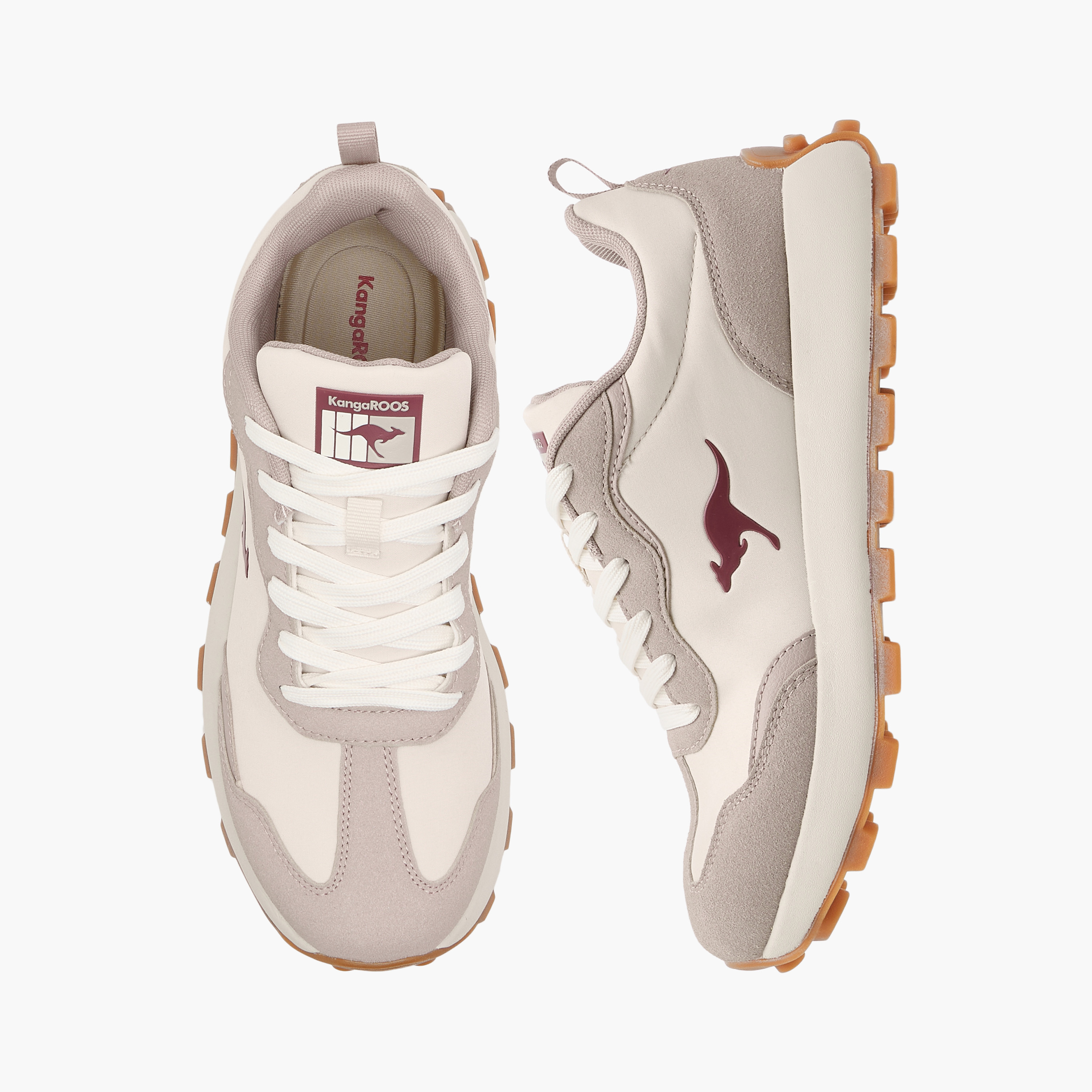 حذاء رياضي نسائي بألواح ورباط من كانجارووس-women-shoes-sports-image-5