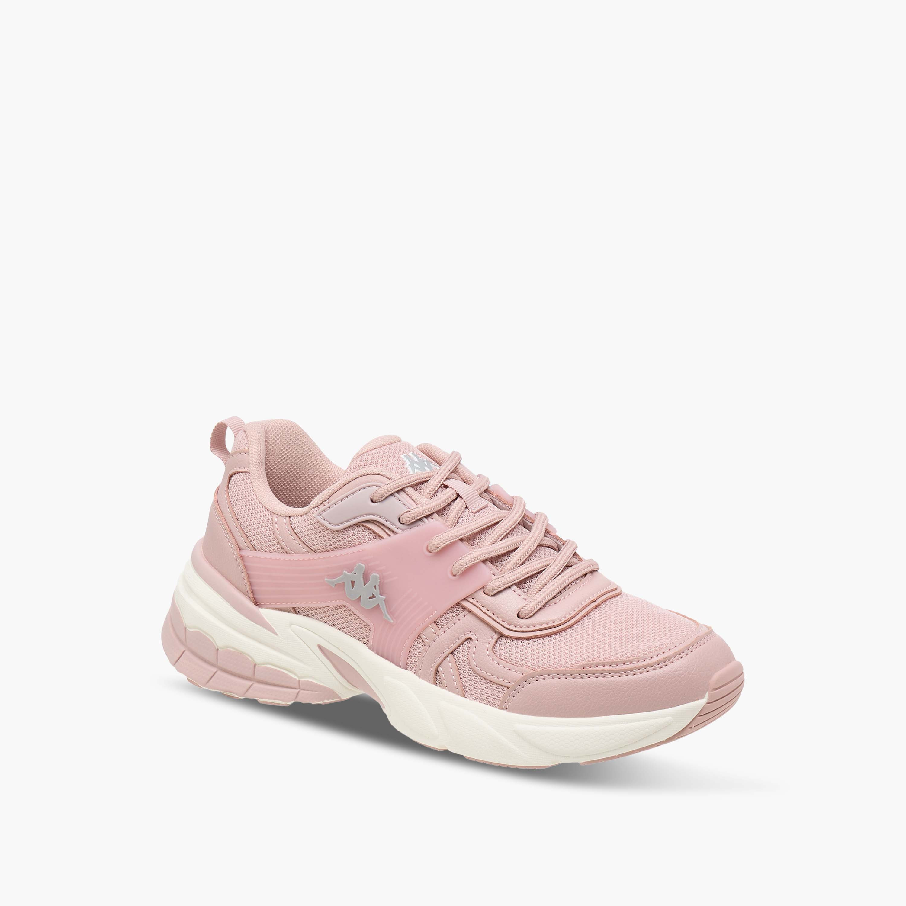 Kappa Women's Panelled Sports Shoes with Lace-Up Closure-women-shoes-sports-image-2